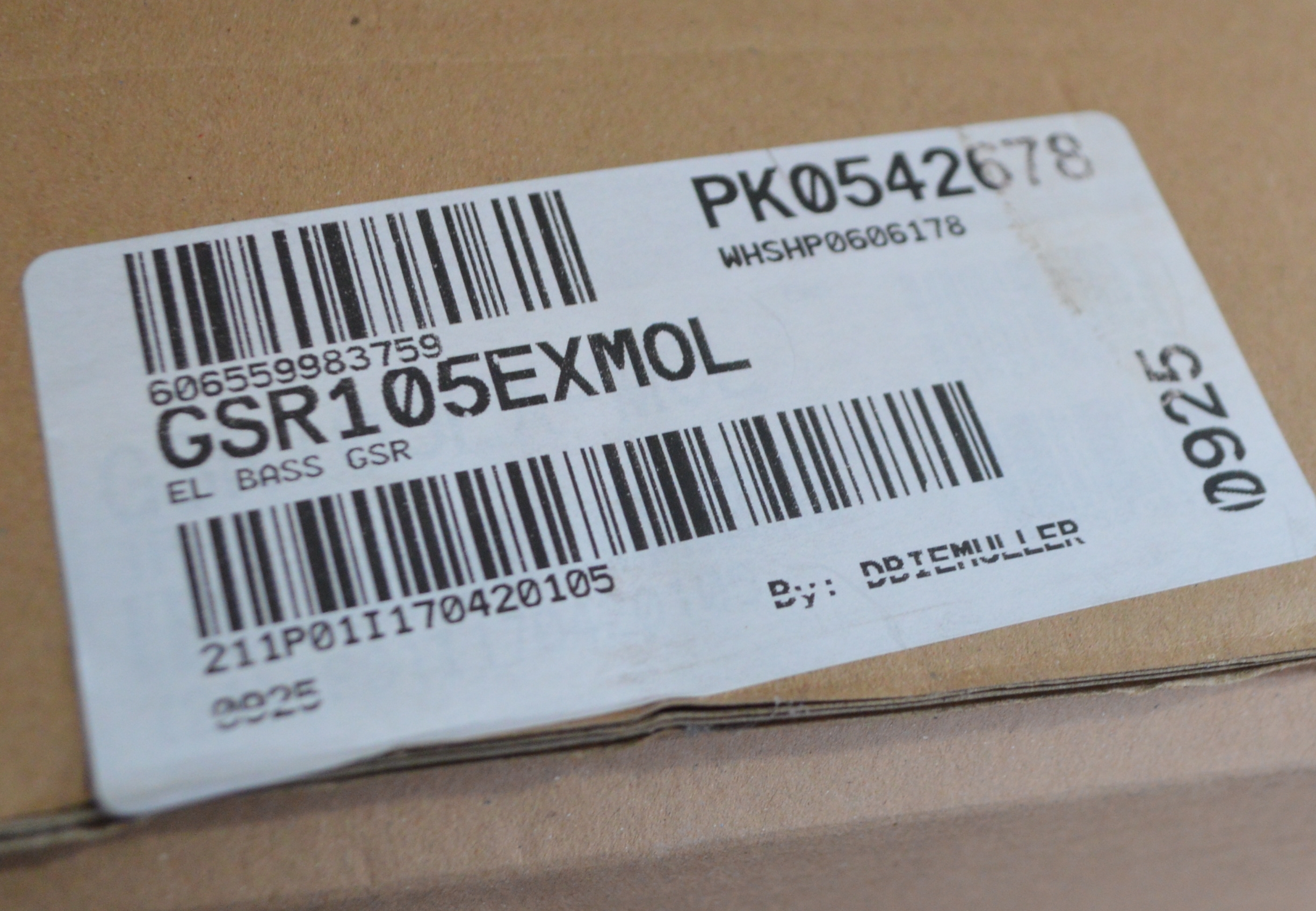 Ibanez Gio Soundgear 5 String Electric Bass Guitar - Natural Finish