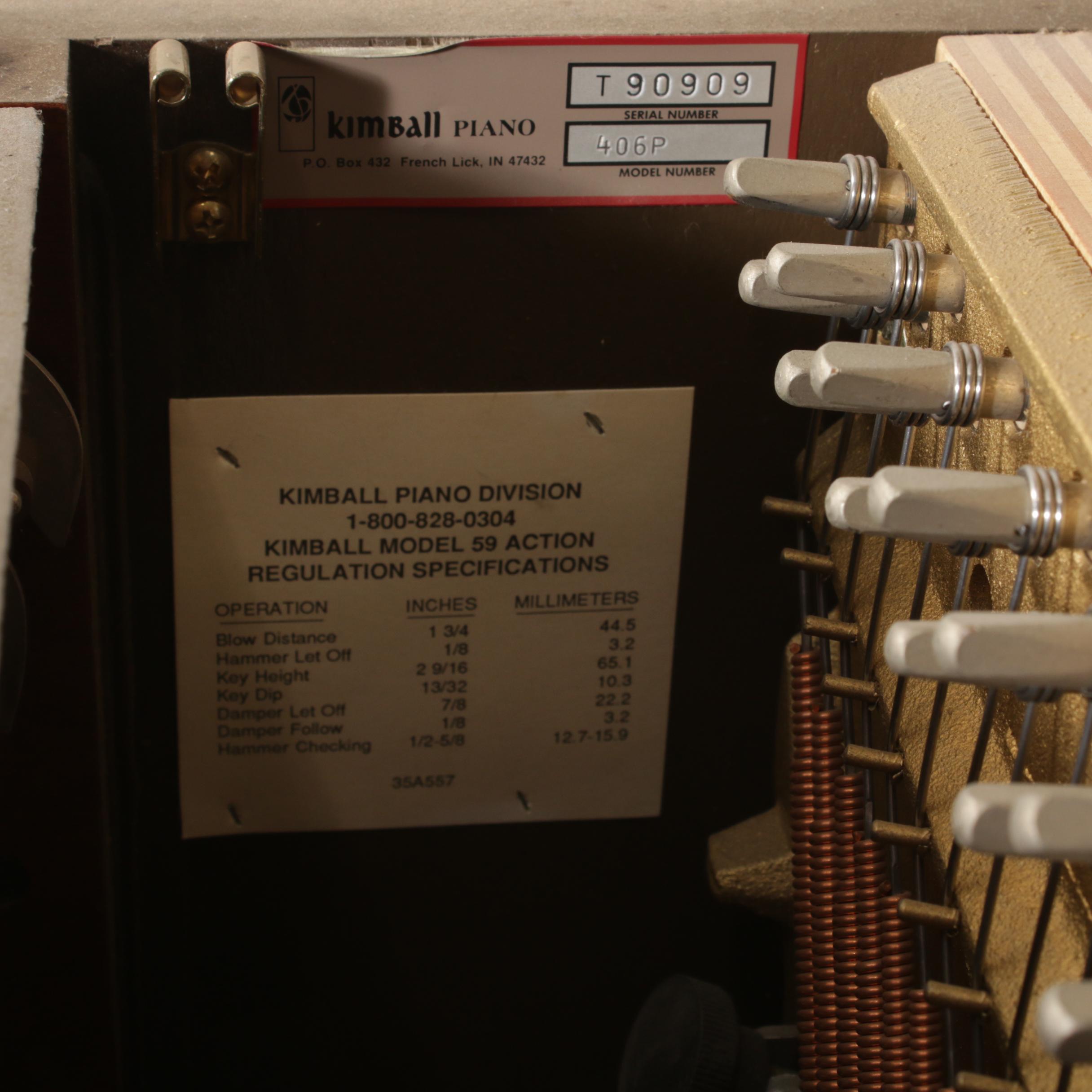 Kimball Life Crowned Upright Piano