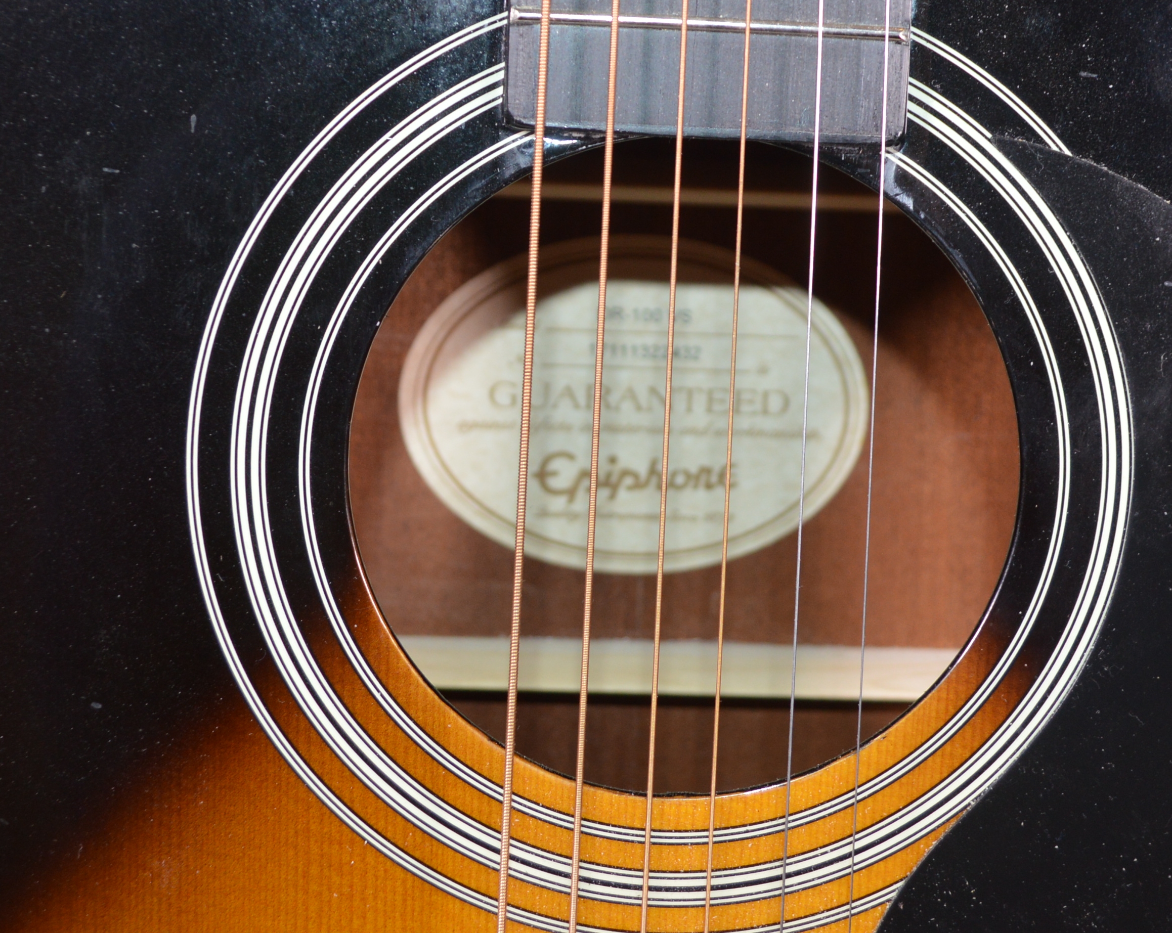 Epiphone DR 100 Vintage Sunburst Acoustic Guitar