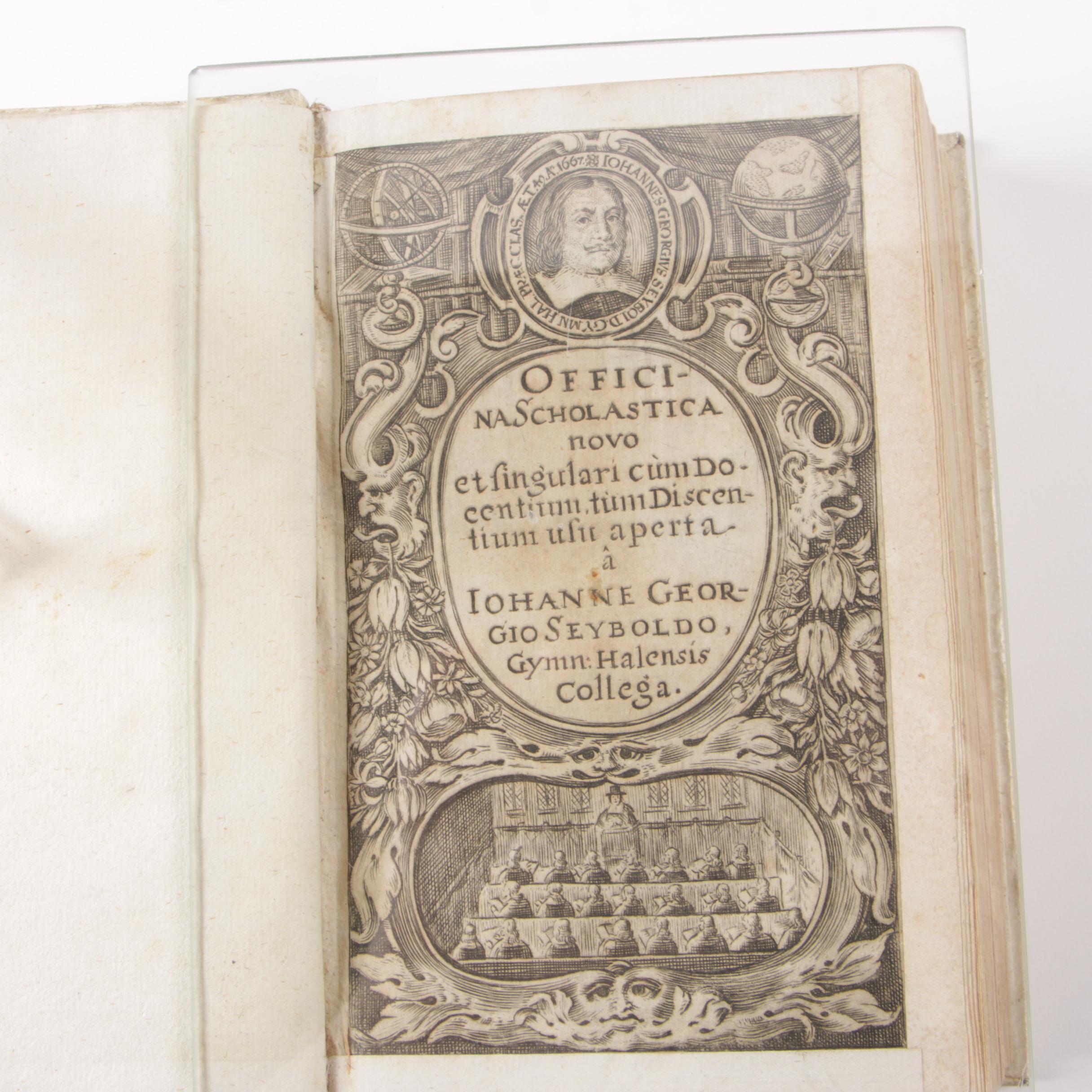 "Officina Scholastica" by Johann Georg Seybold, 1678
