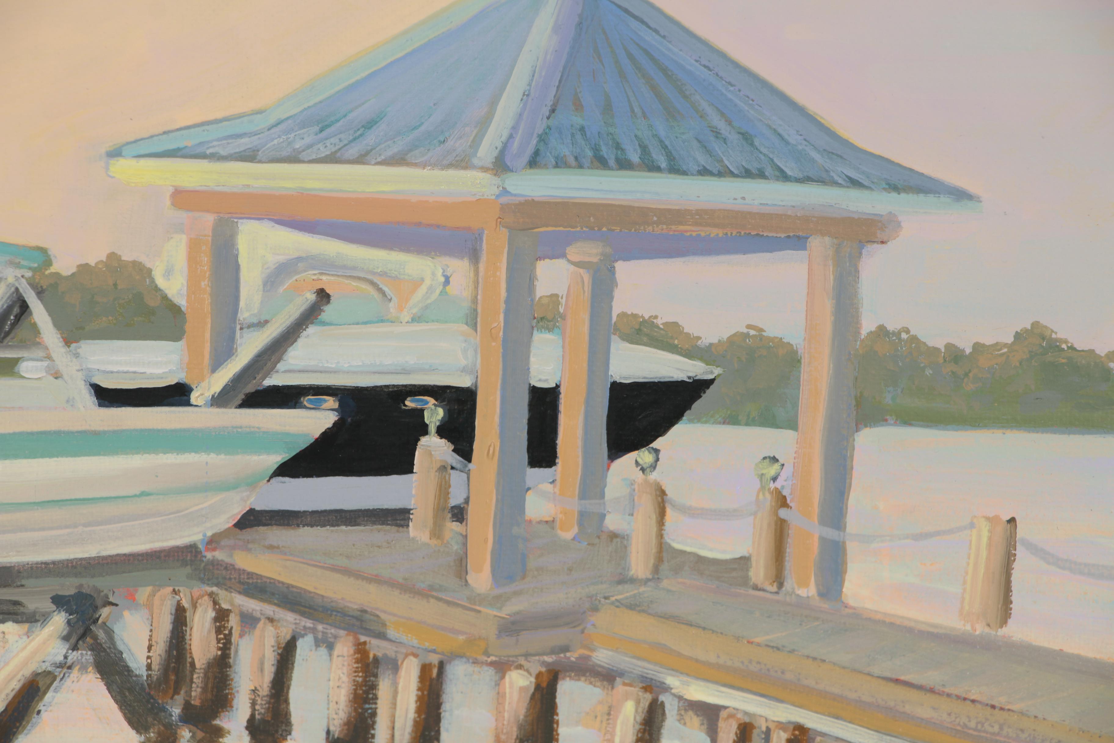 Mary Mirabito Oil Painting "Dusk on the Water"