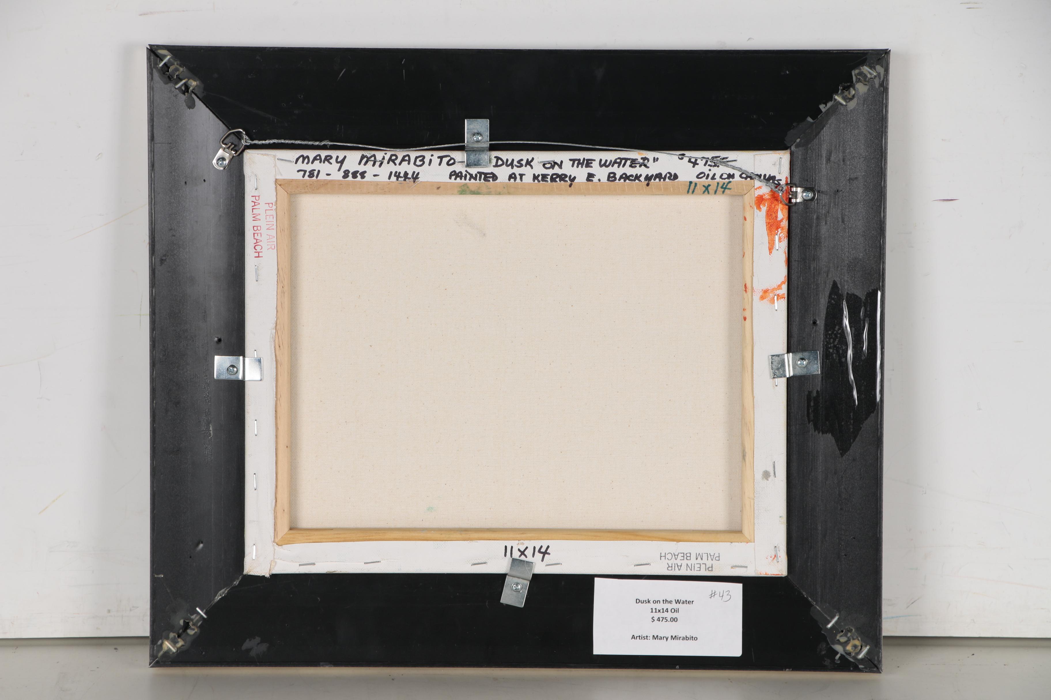 Mary Mirabito Oil Painting "Dusk on the Water"