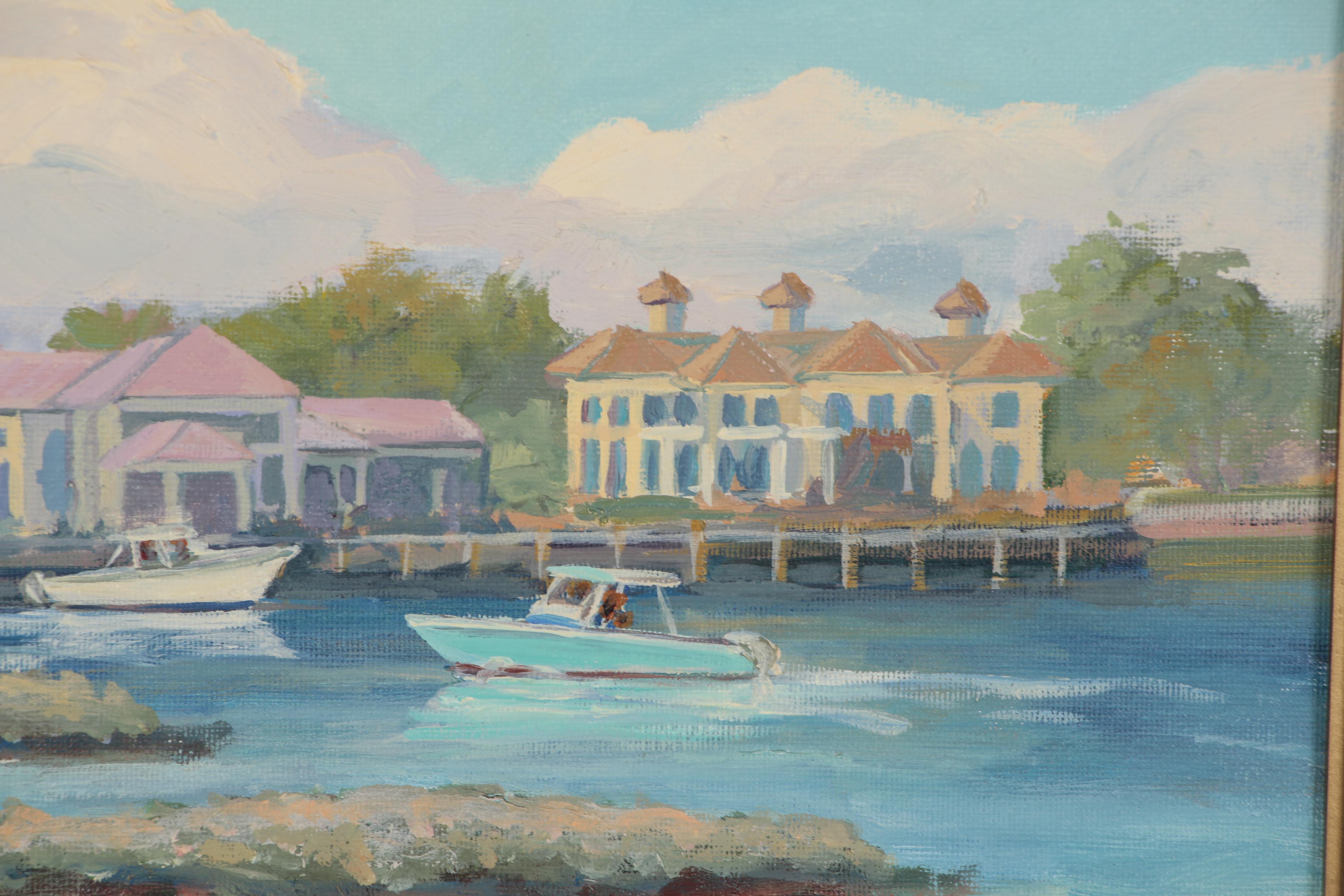 Mary Mirabito Oil Painting "Intracoastal Reflections"