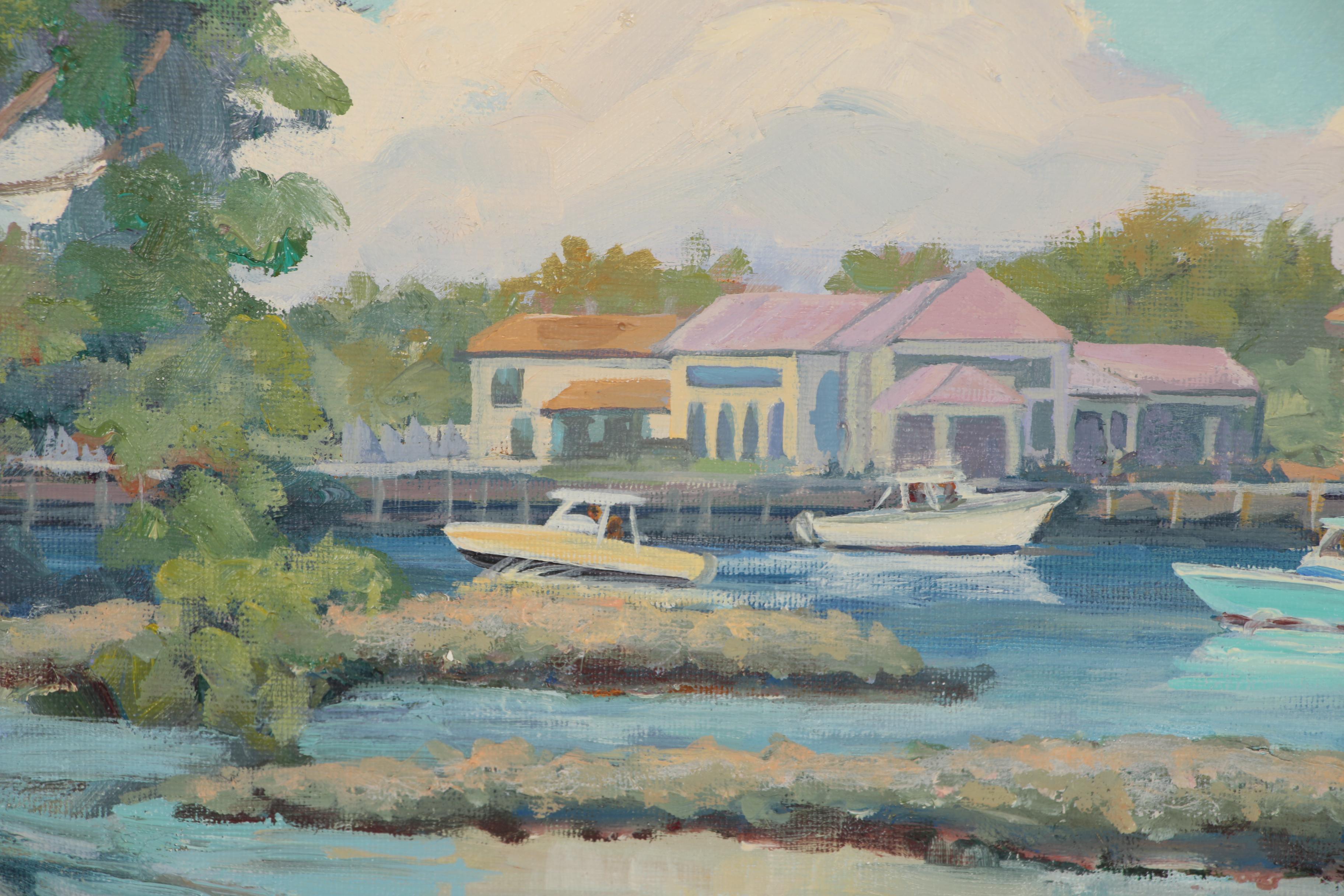 Mary Mirabito Oil Painting "Intracoastal Reflections"