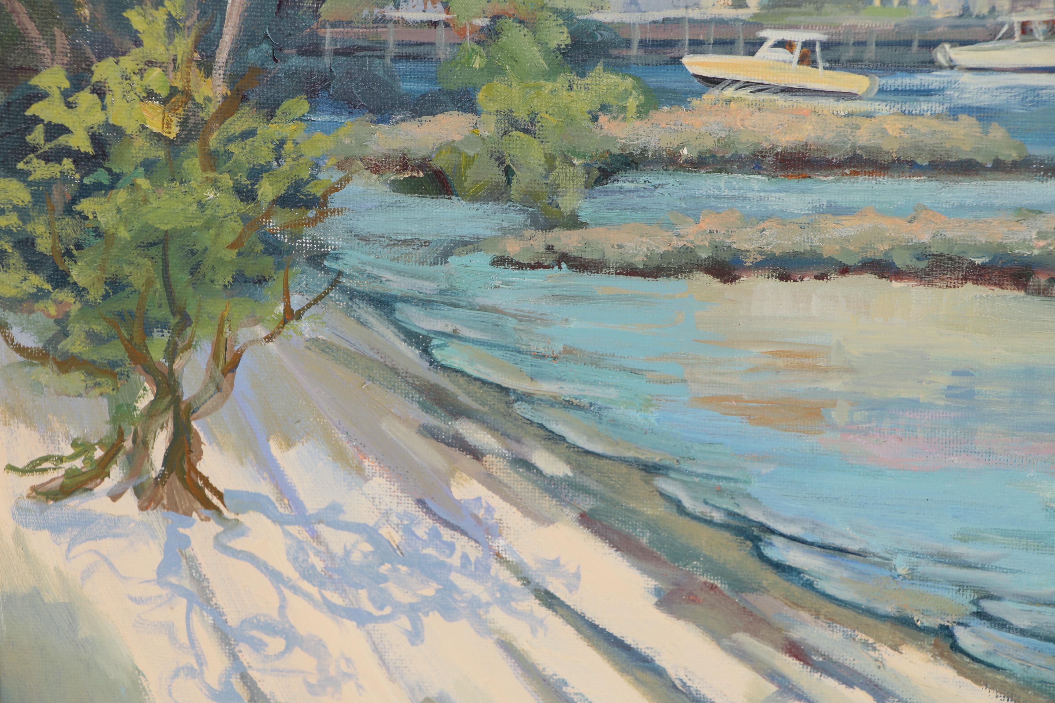 Mary Mirabito Oil Painting "Intracoastal Reflections"