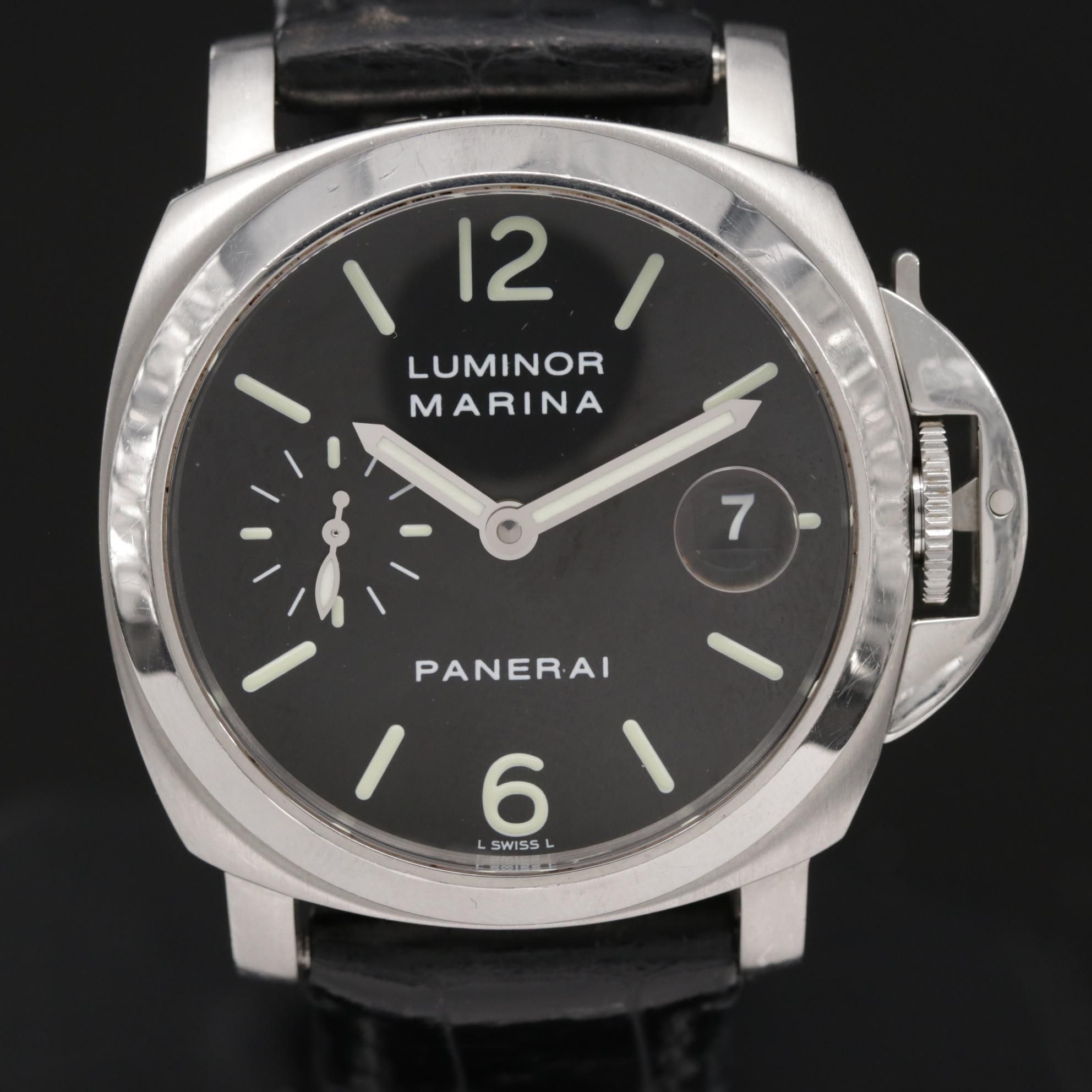 Panerai Luminor Marina PAM48 Stainless Steel Automatic Watch