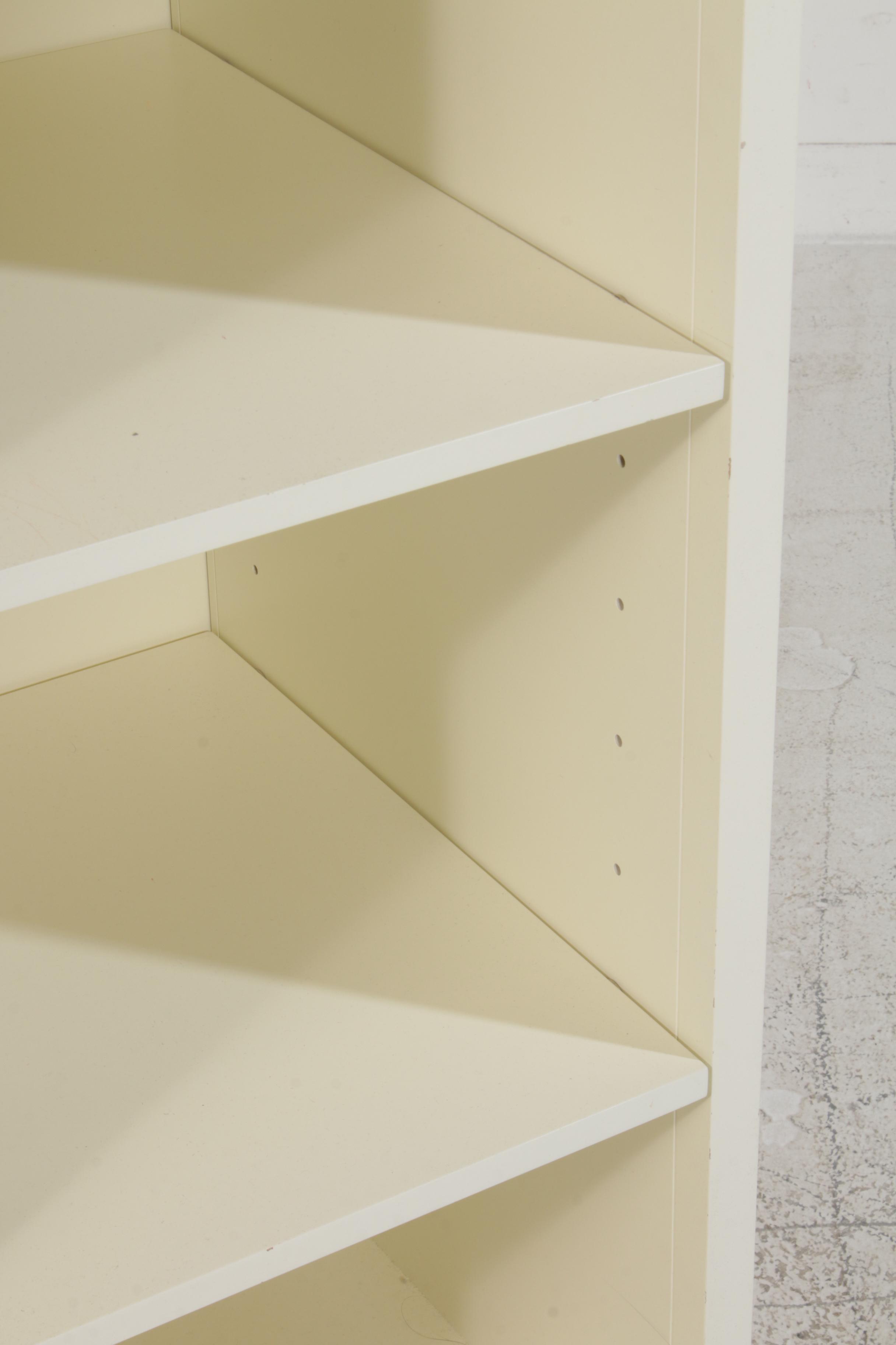 Pottery Barn Teen White Lacquered "Display-It" Storage Mirror