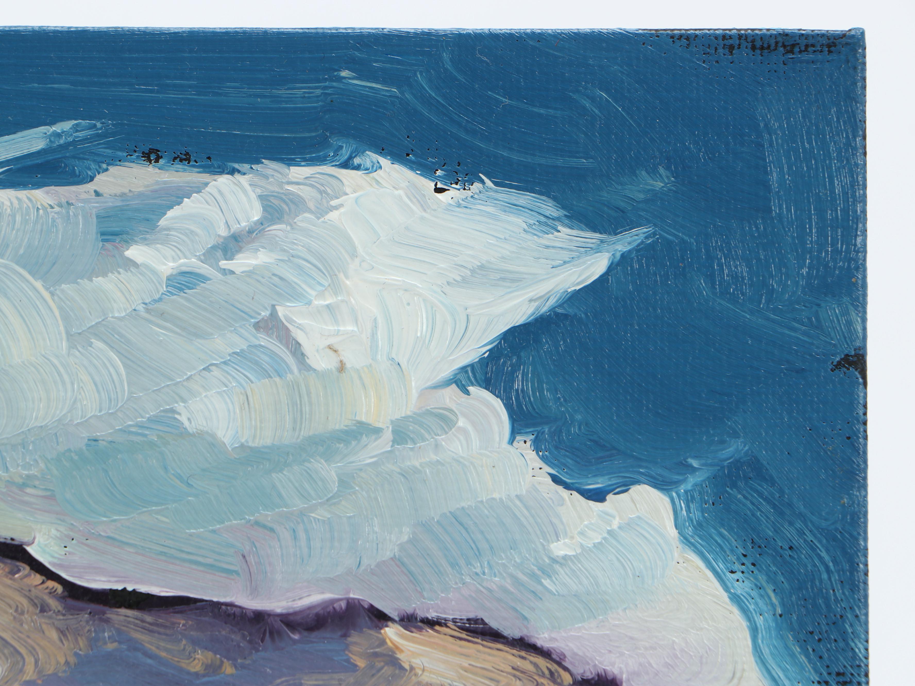 William Hawkins Landscape Oil Painting "Falling Scene"