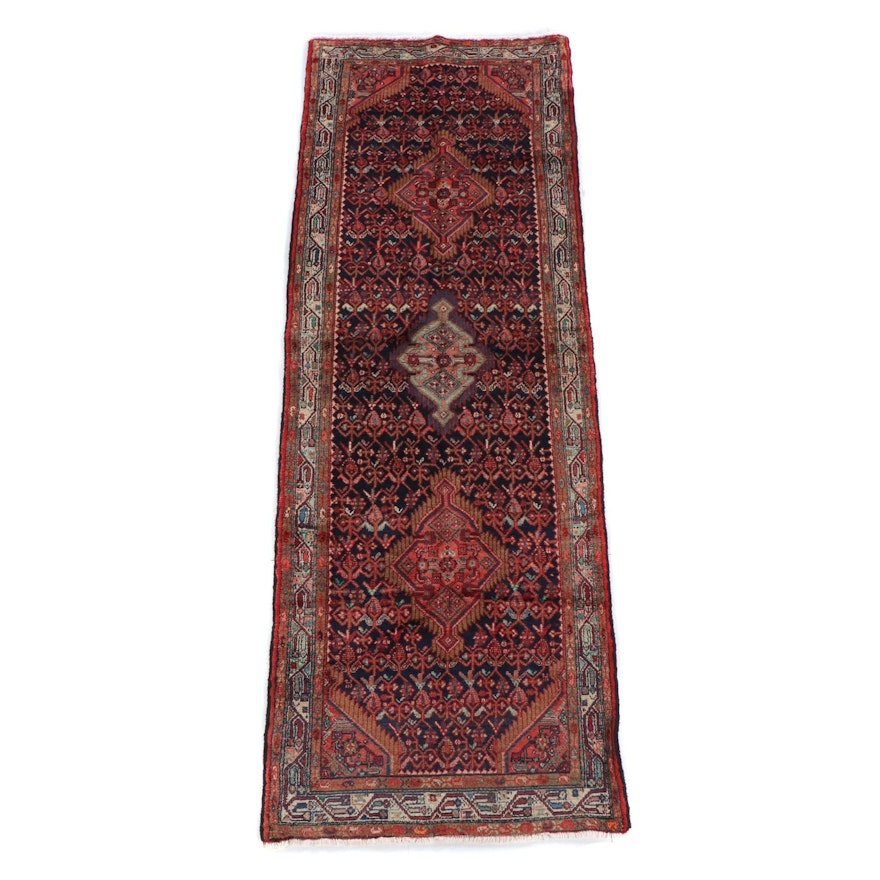 3'5 x 10'4 Hand-Knotted Persian Yalameh Wool Long Rug