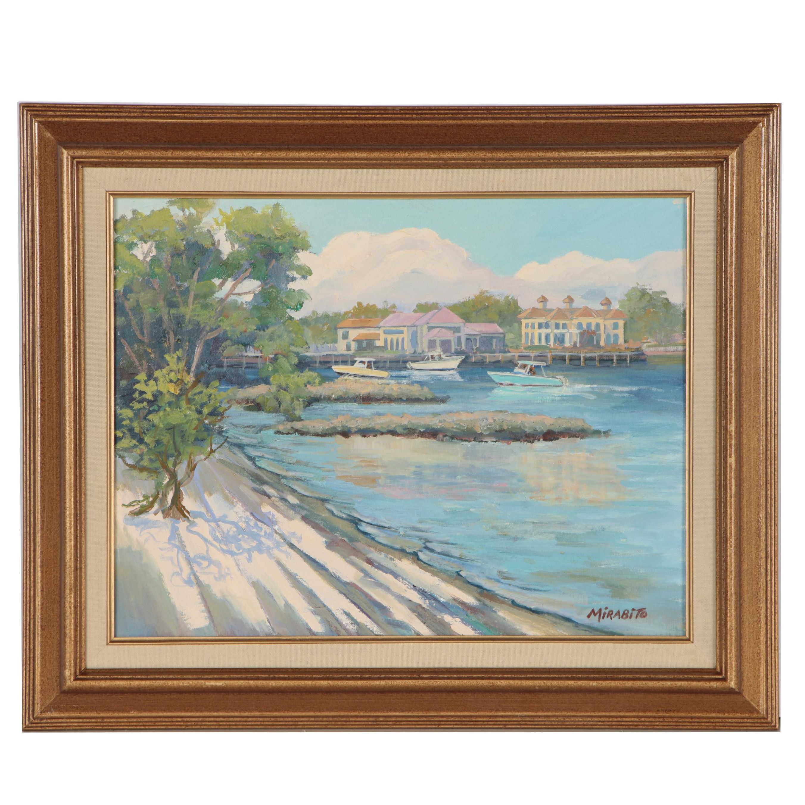 Mary Mirabito Oil Painting "Intracoastal Reflections"