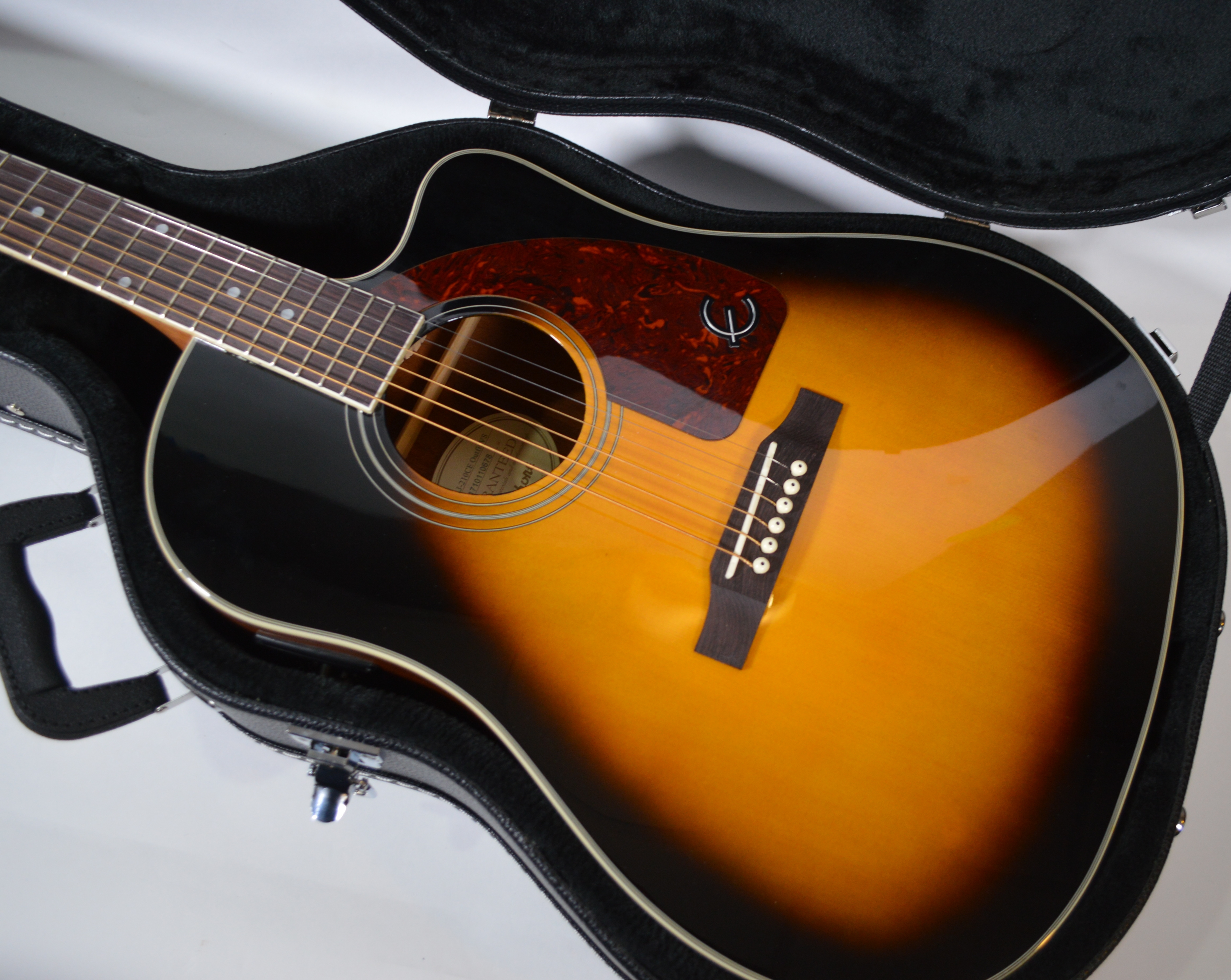 Epiphone AJ-210CE Outfit Acoustic-Electric Guitar and Hard Carrying Case