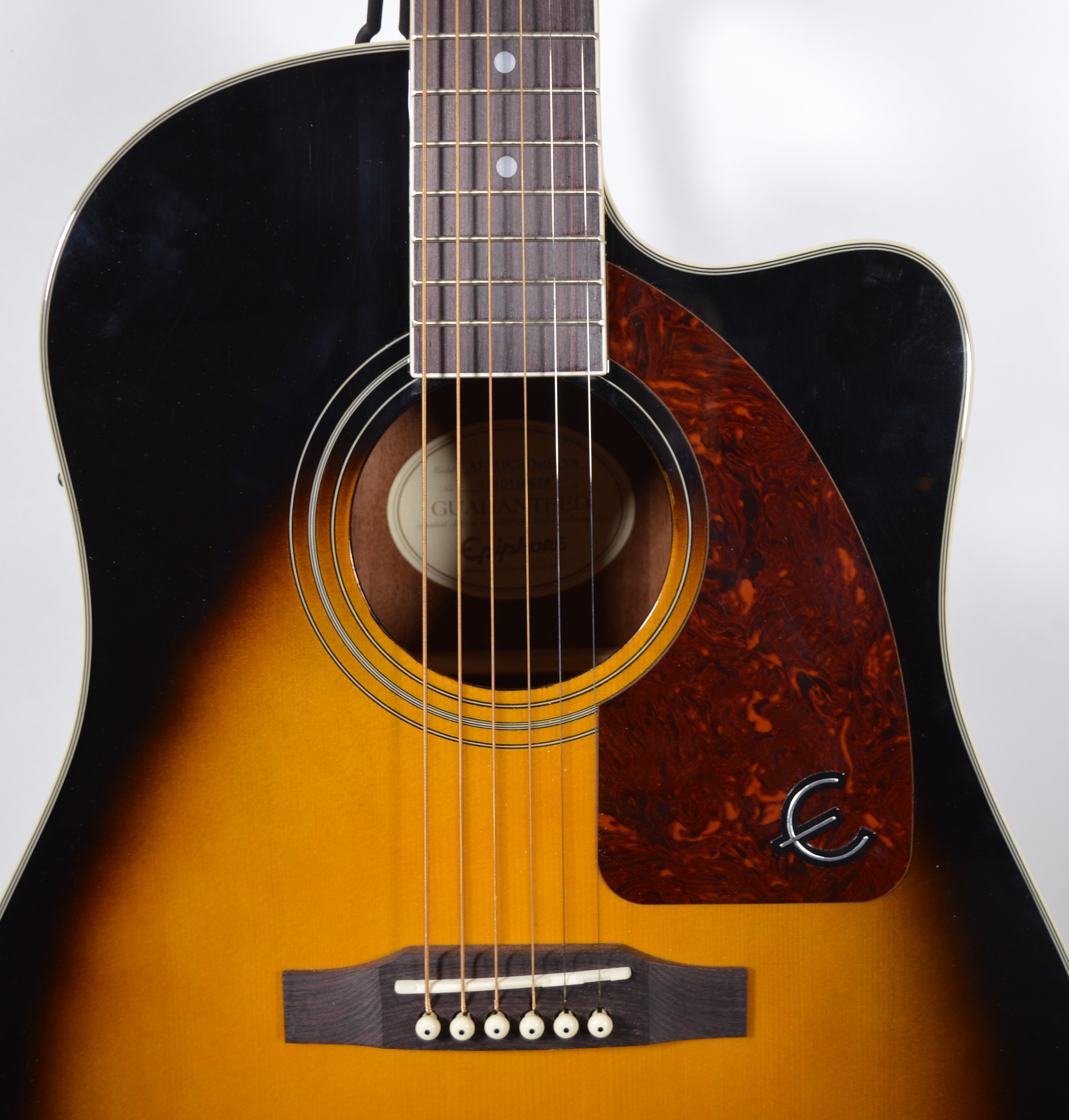 Epiphone AJ-210CE Outfit Acoustic-Electric Guitar and Hard Carrying Case