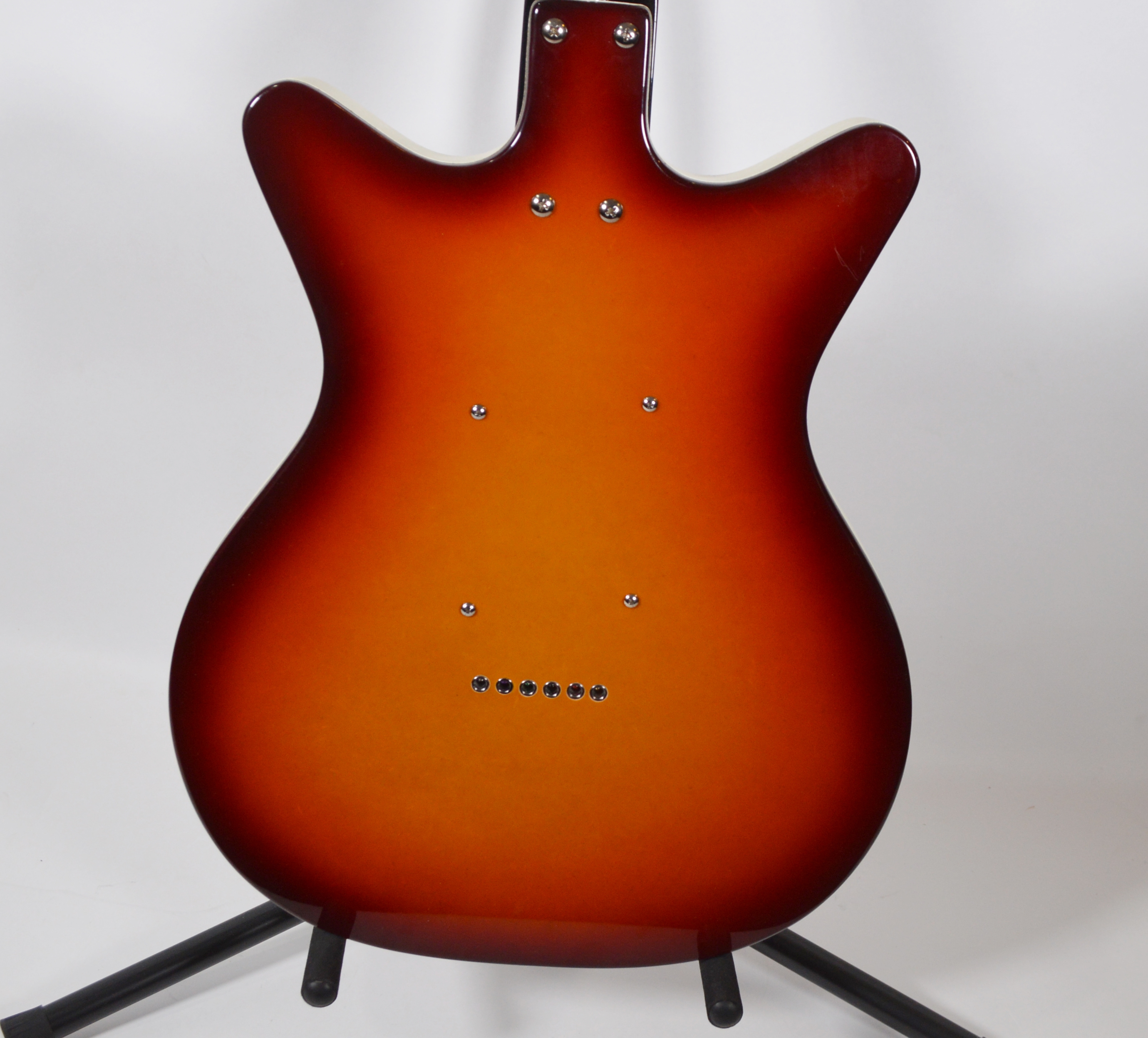 Danelectro 12 String Electric Guitar Tobacco Sunburst and Hard Carrying Case