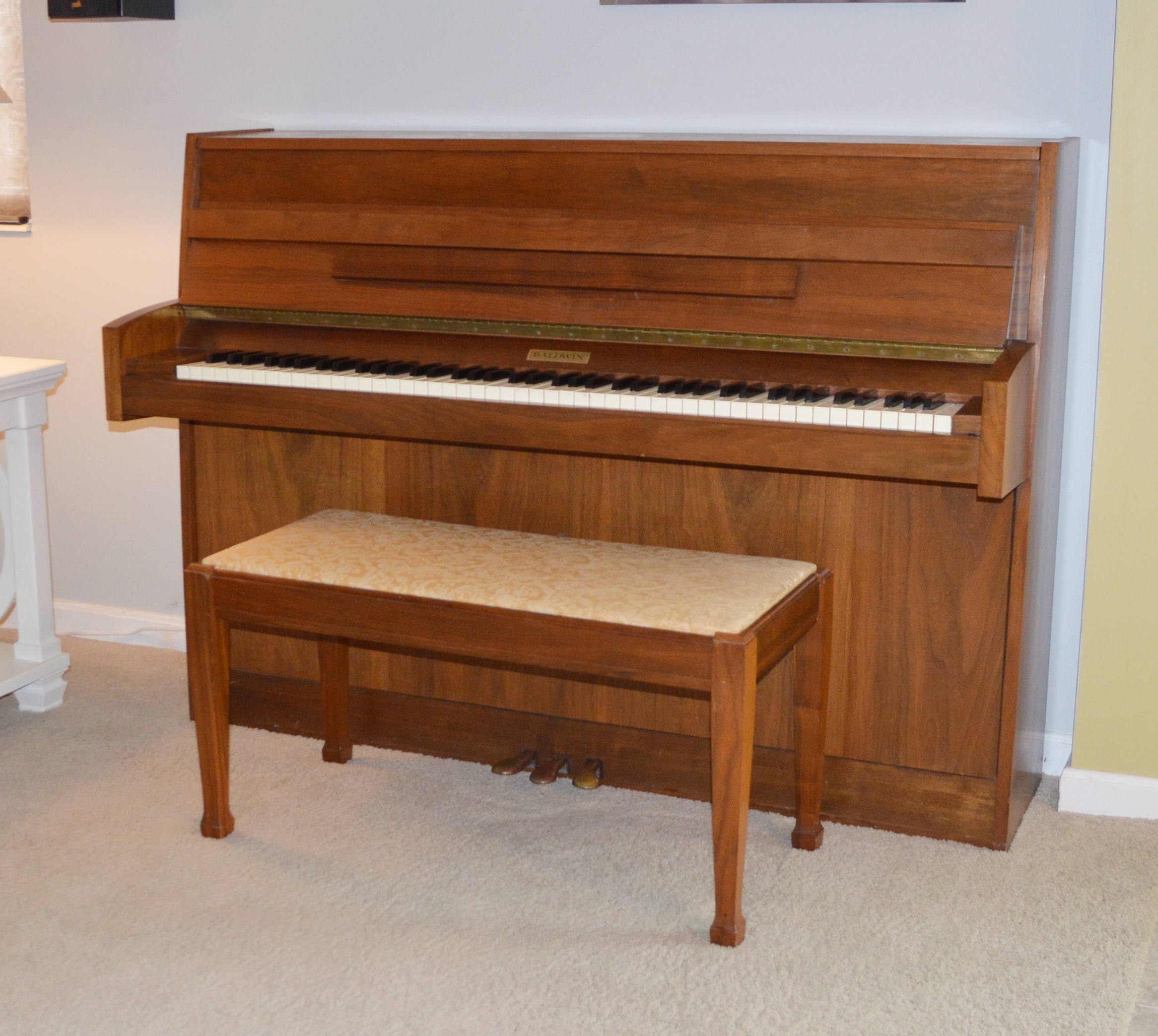 Baldwin Upright Piano, Mid-20th Century