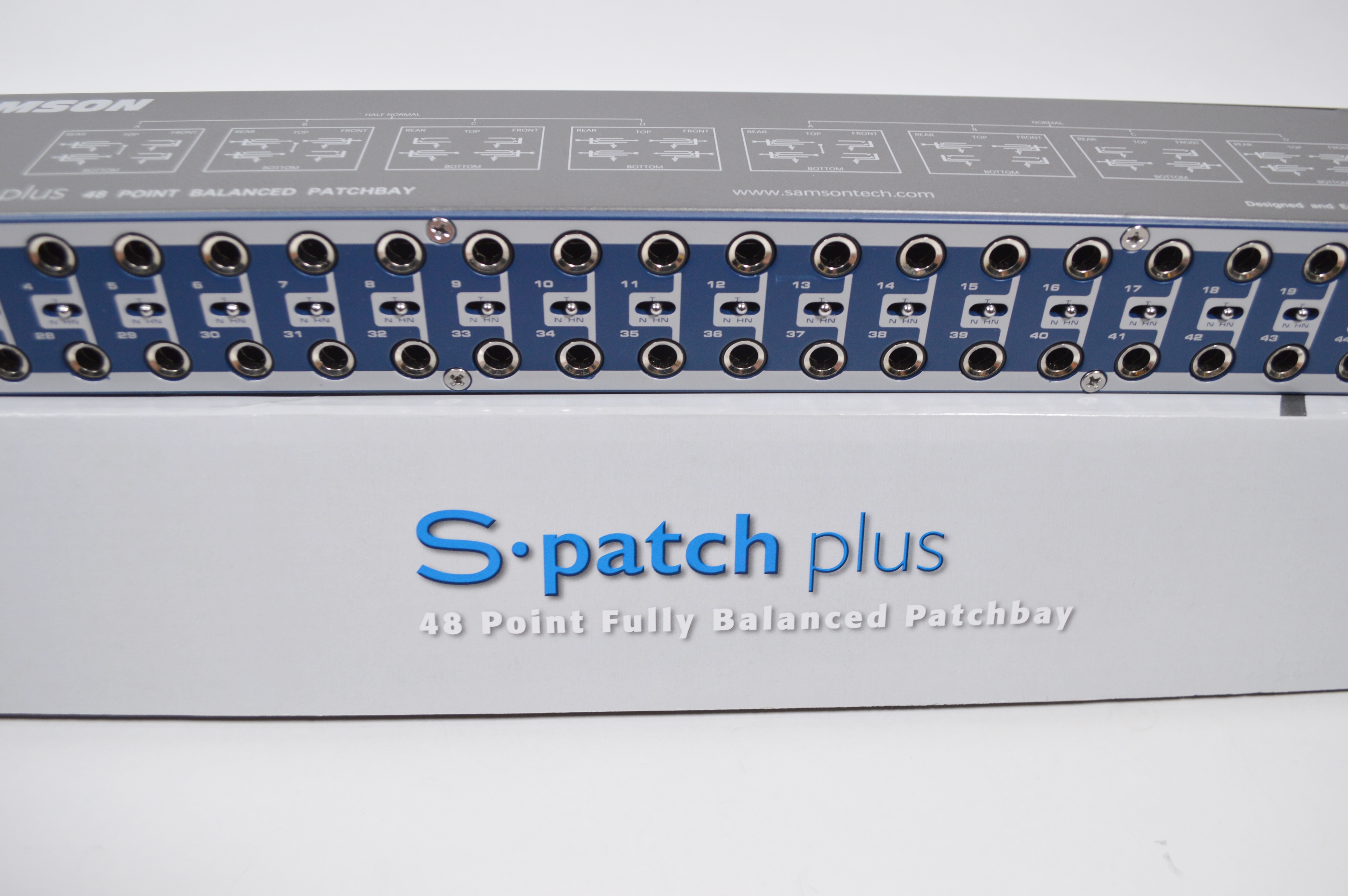 Samson S-Patch Plus 48-point Balanced Patchbay