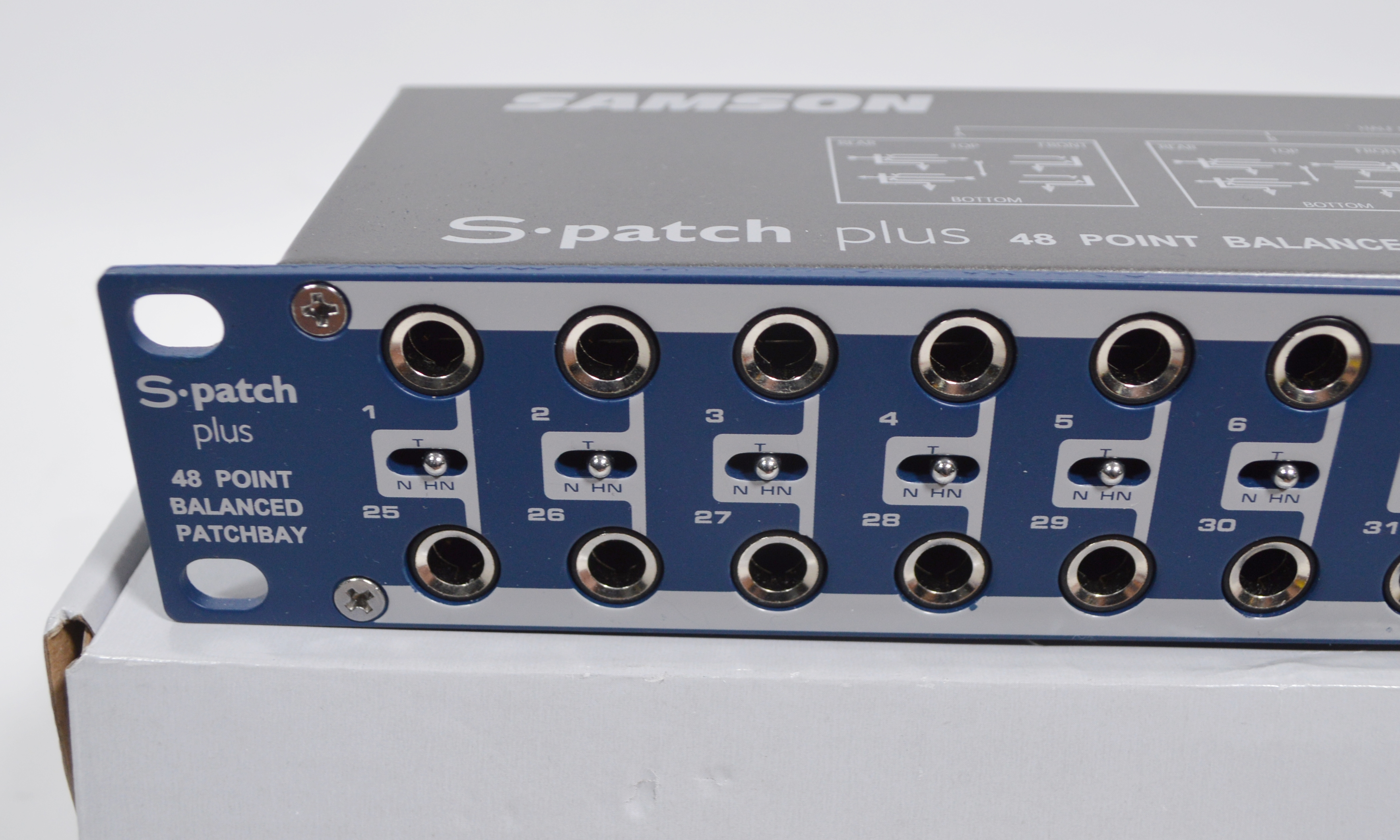 Samson S-Patch Plus 48-point Balanced Patchbay