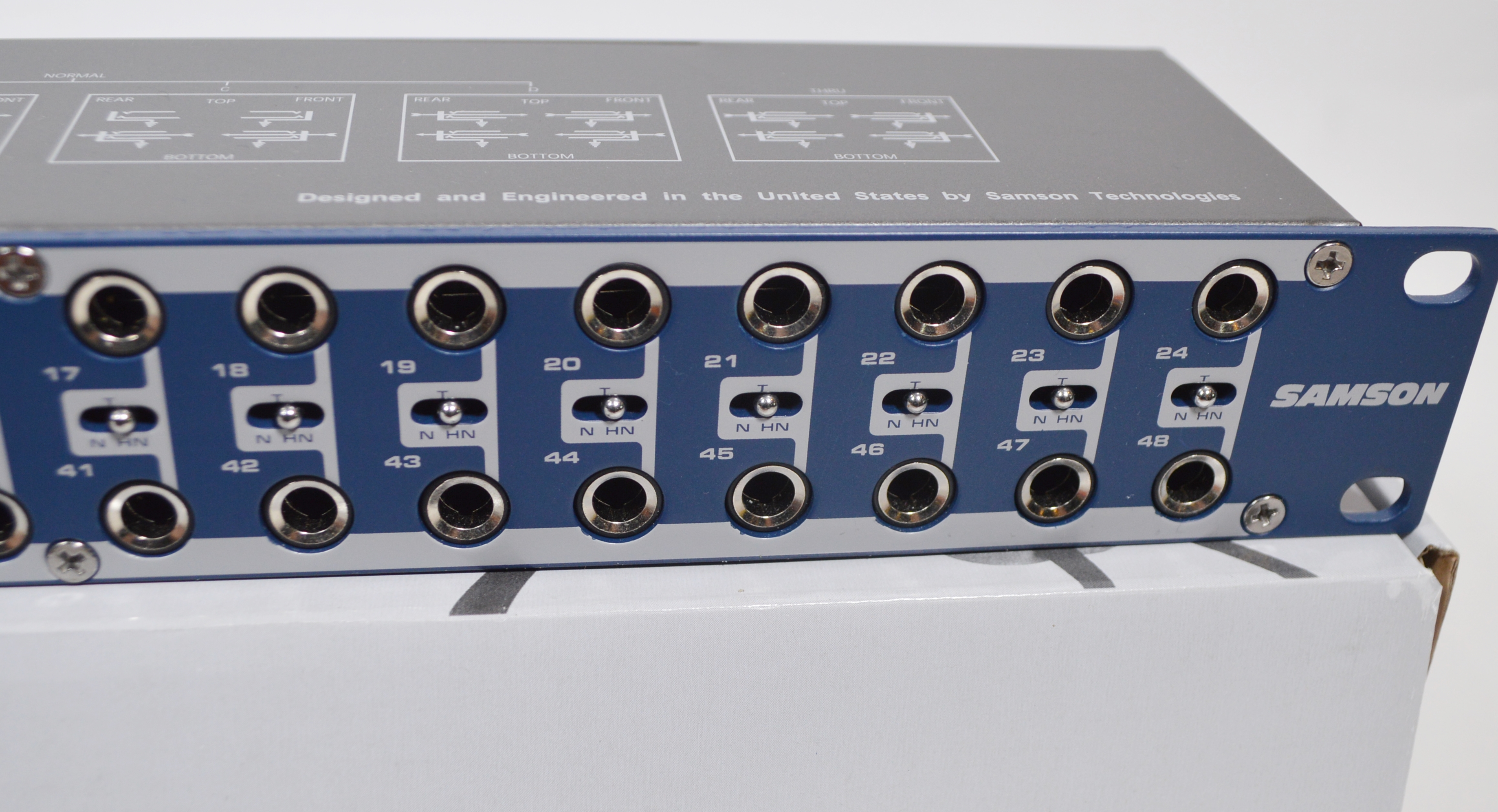 Samson S-Patch Plus 48-point Balanced Patchbay
