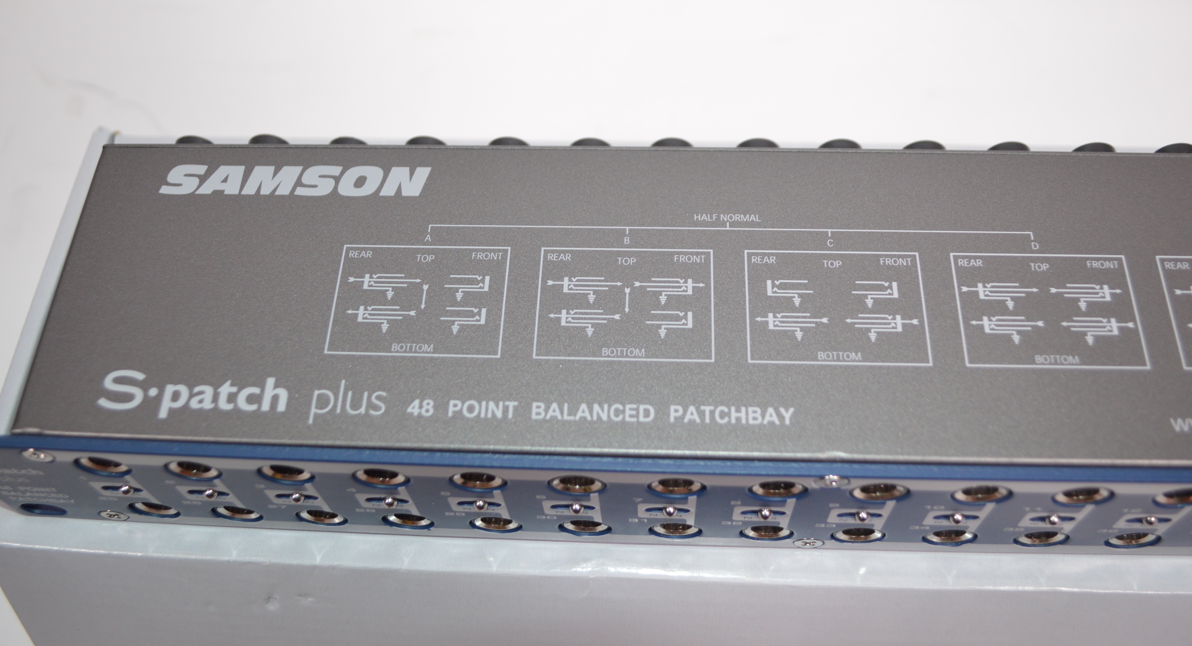 Samson S-Patch Plus 48-point Balanced Patchbay
