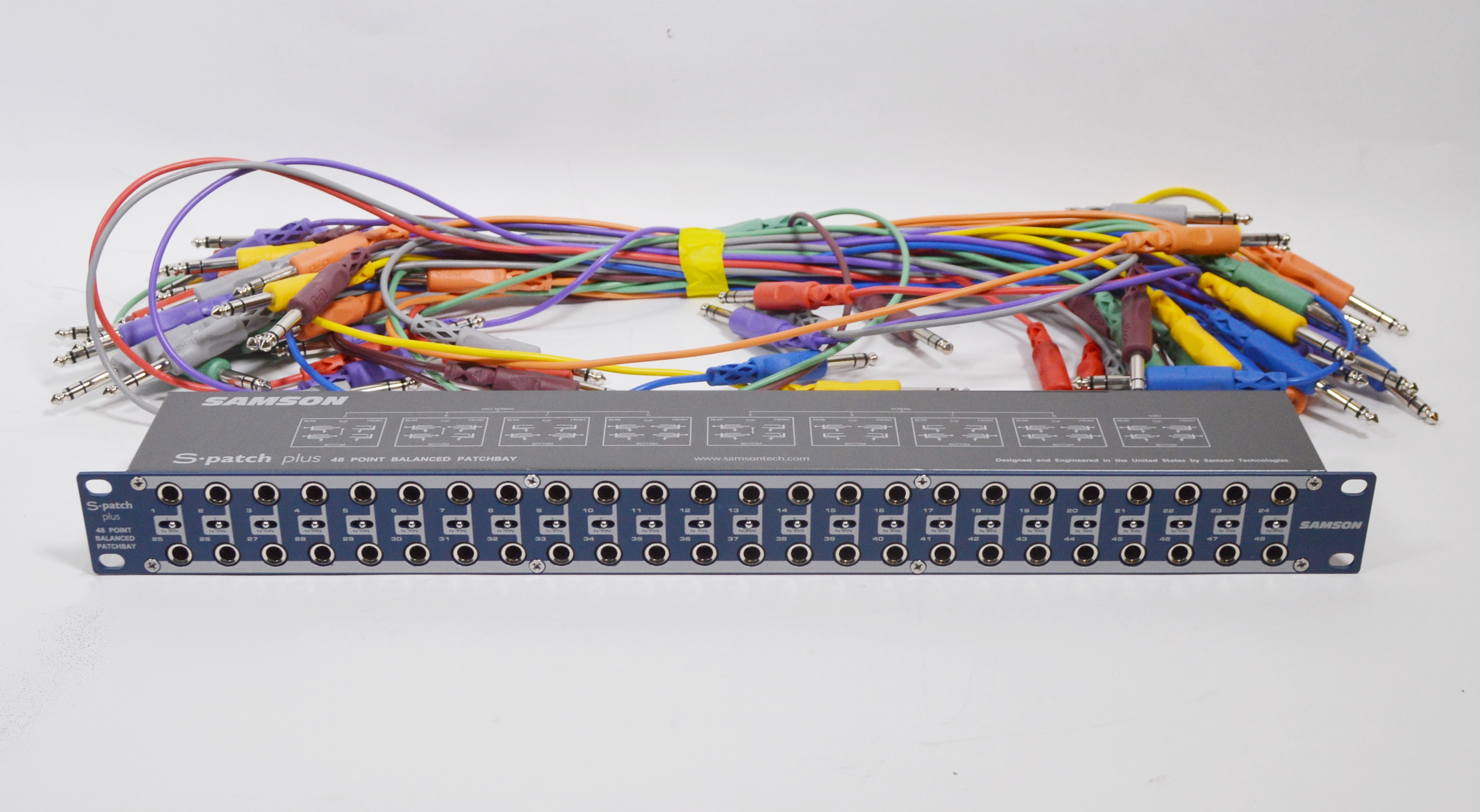 Samson S-Patch Plus 48-point Balanced Patchbay