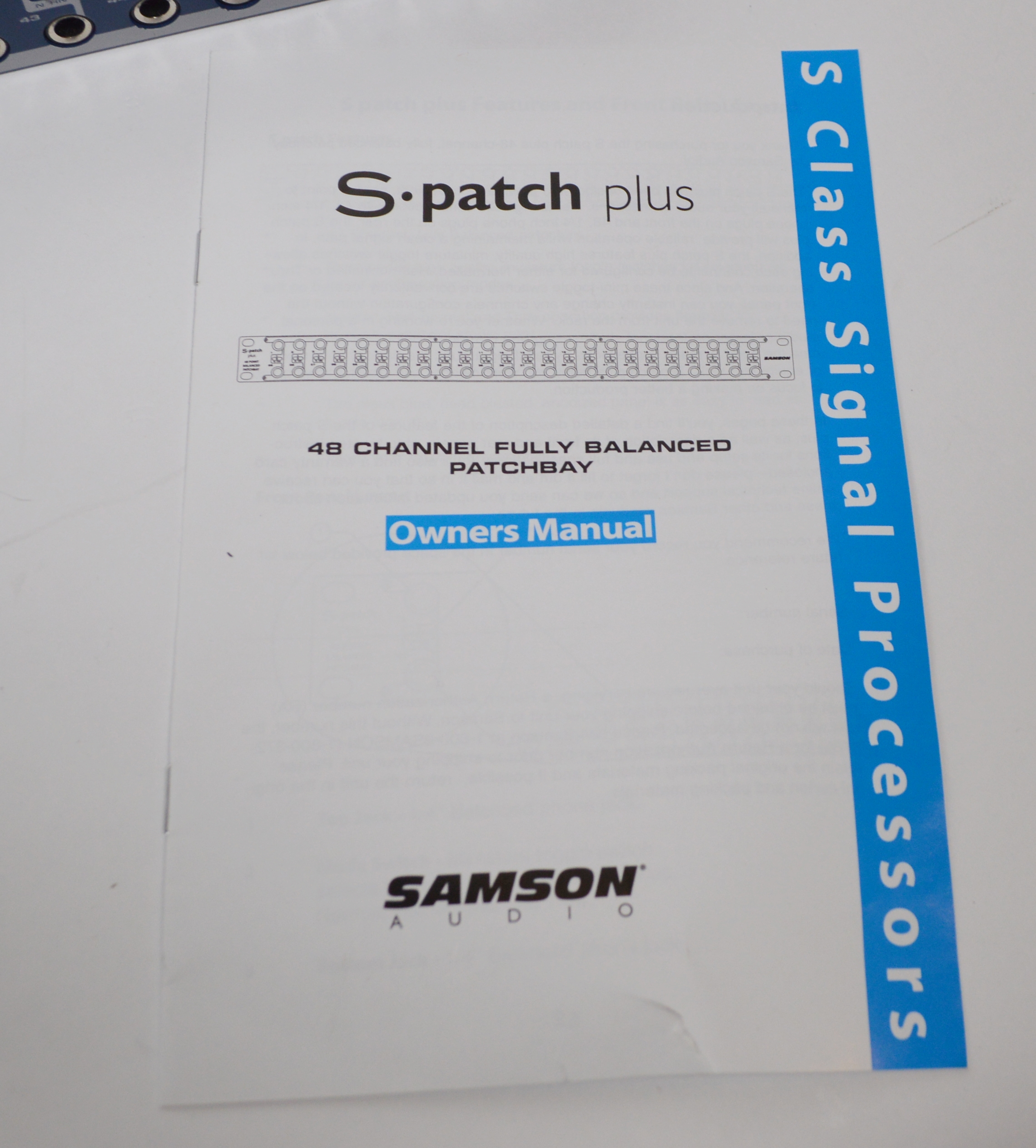 Samson S-Patch Plus 48-point Balanced Patchbay