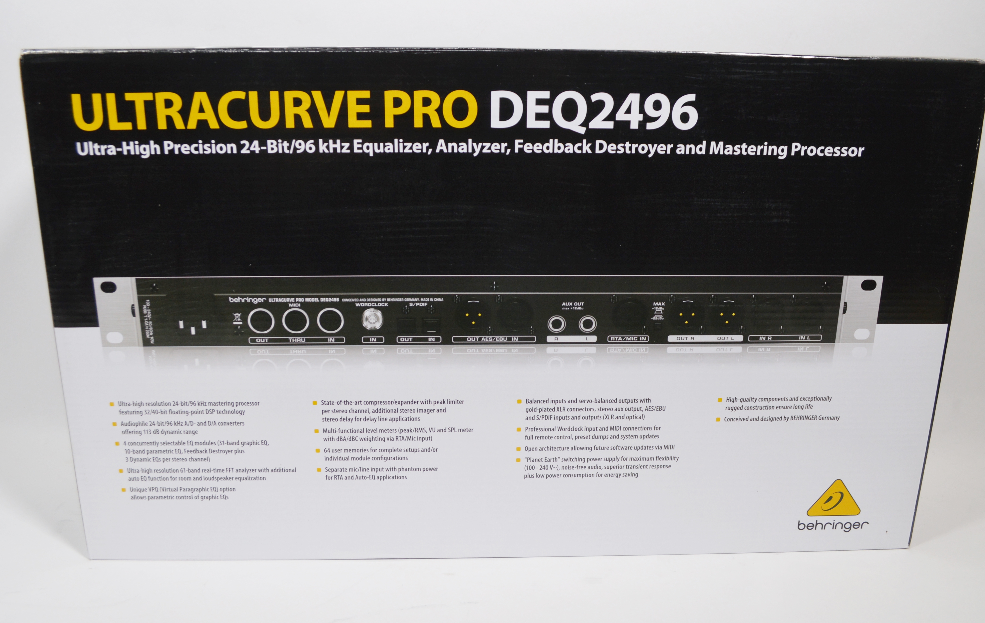 Behringer Ultracurve Pro DEQ2496 Equalizer and Mastering Processor
