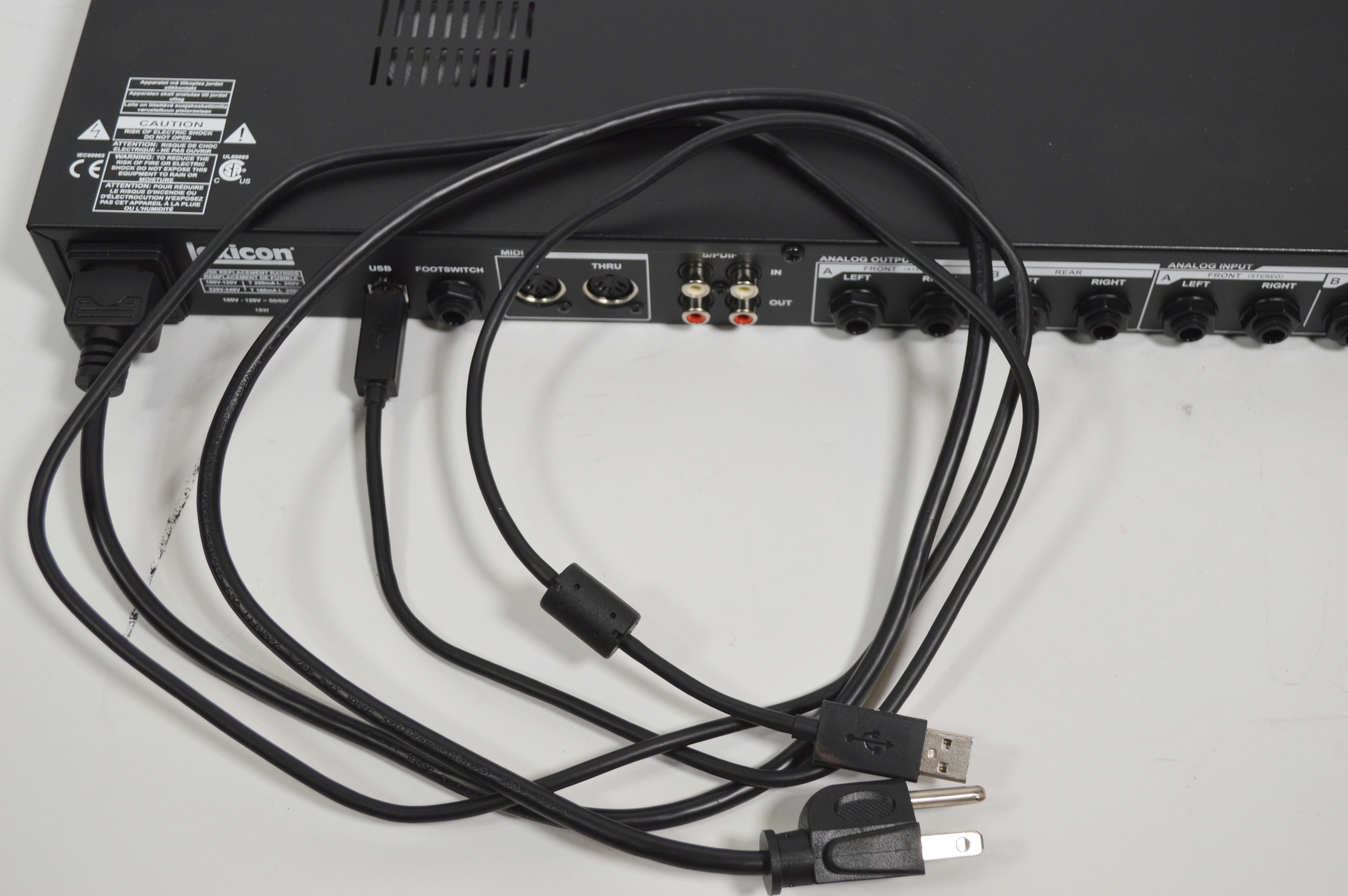 Lexicon MX400 Dual Stereo Surround Reverb Effects Processor with USB Plug-In