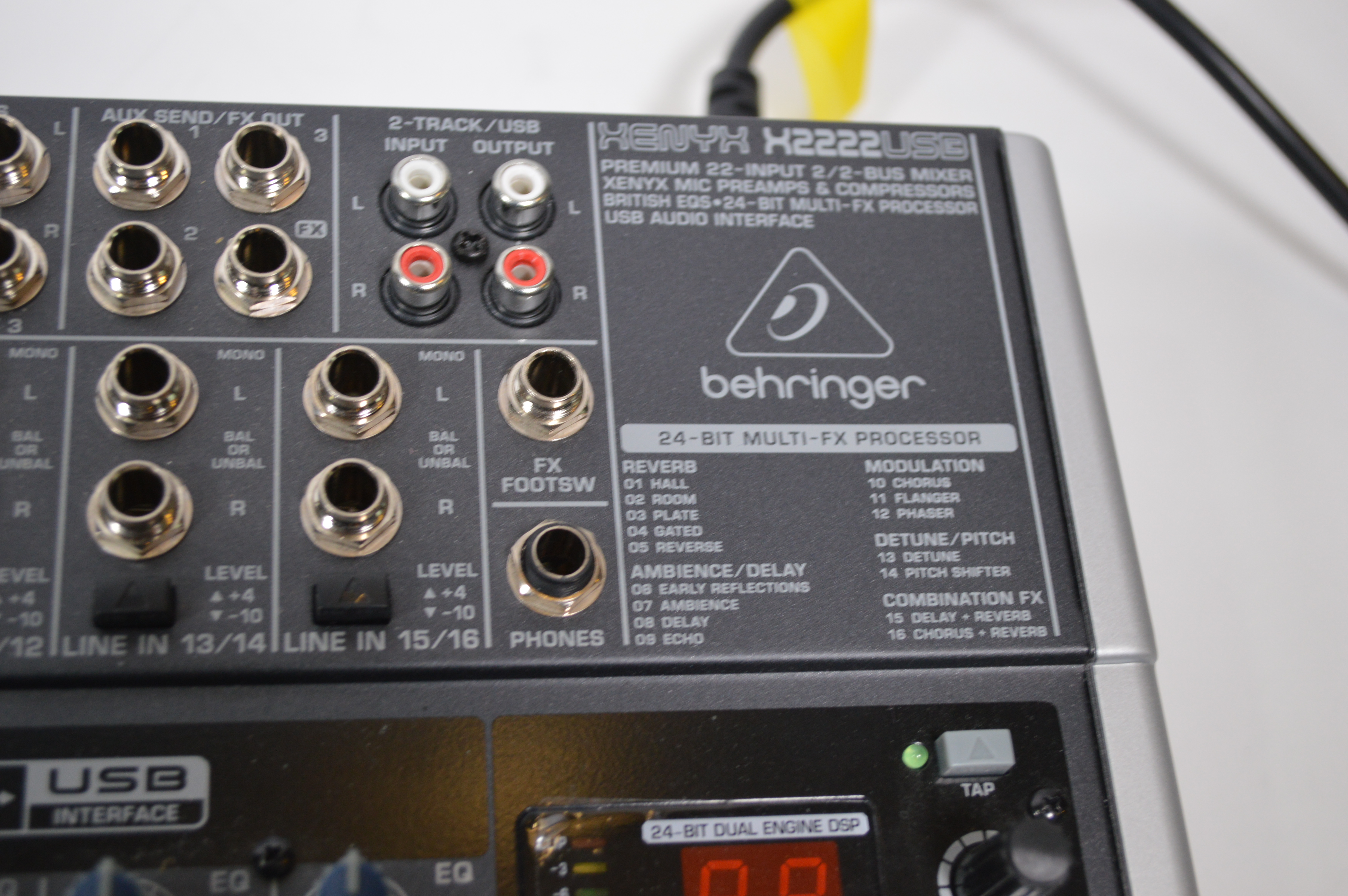 Behringer Xenyx Sound Mixer with USB and Effects