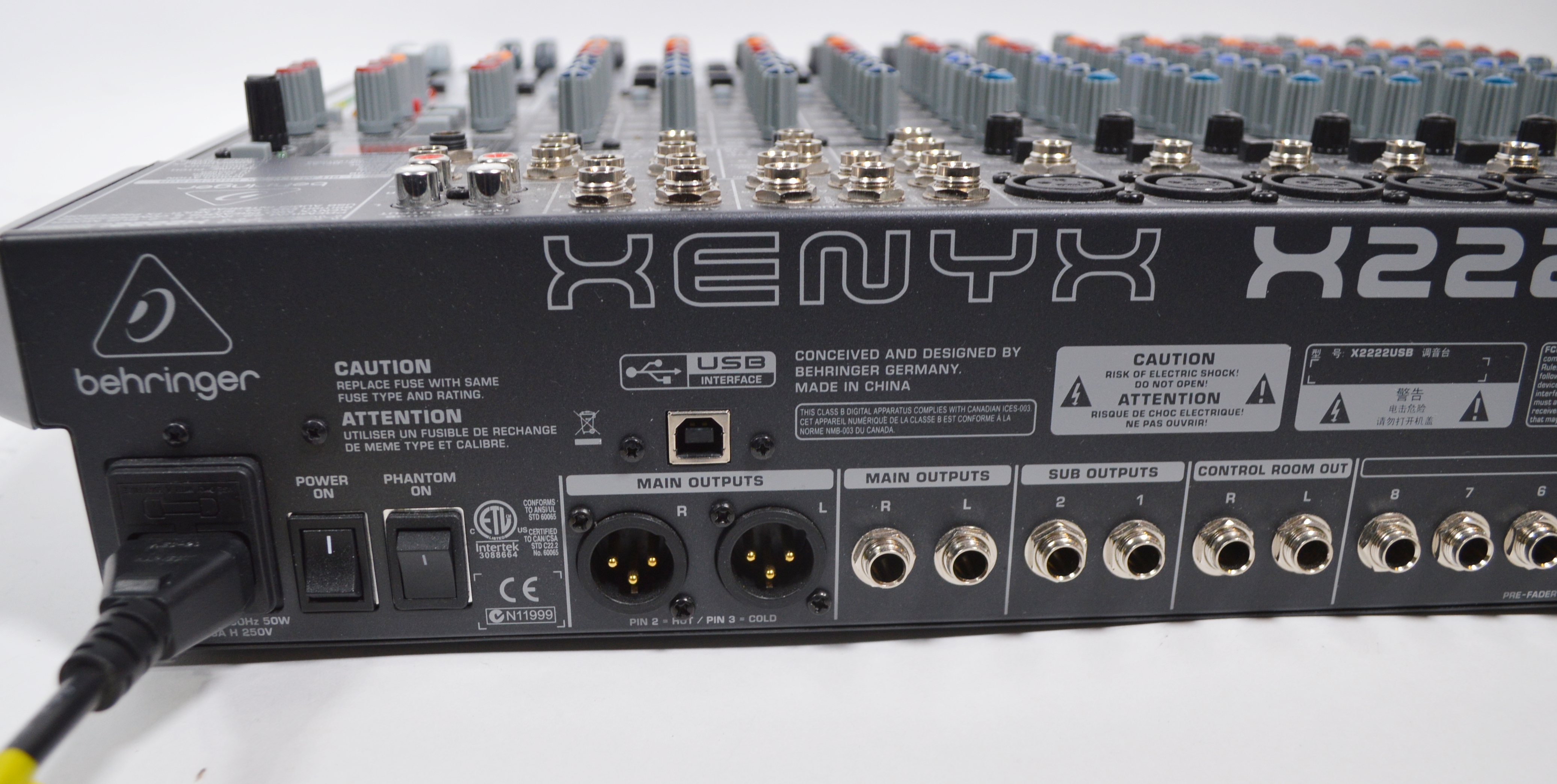 Behringer Xenyx Sound Mixer with USB and Effects