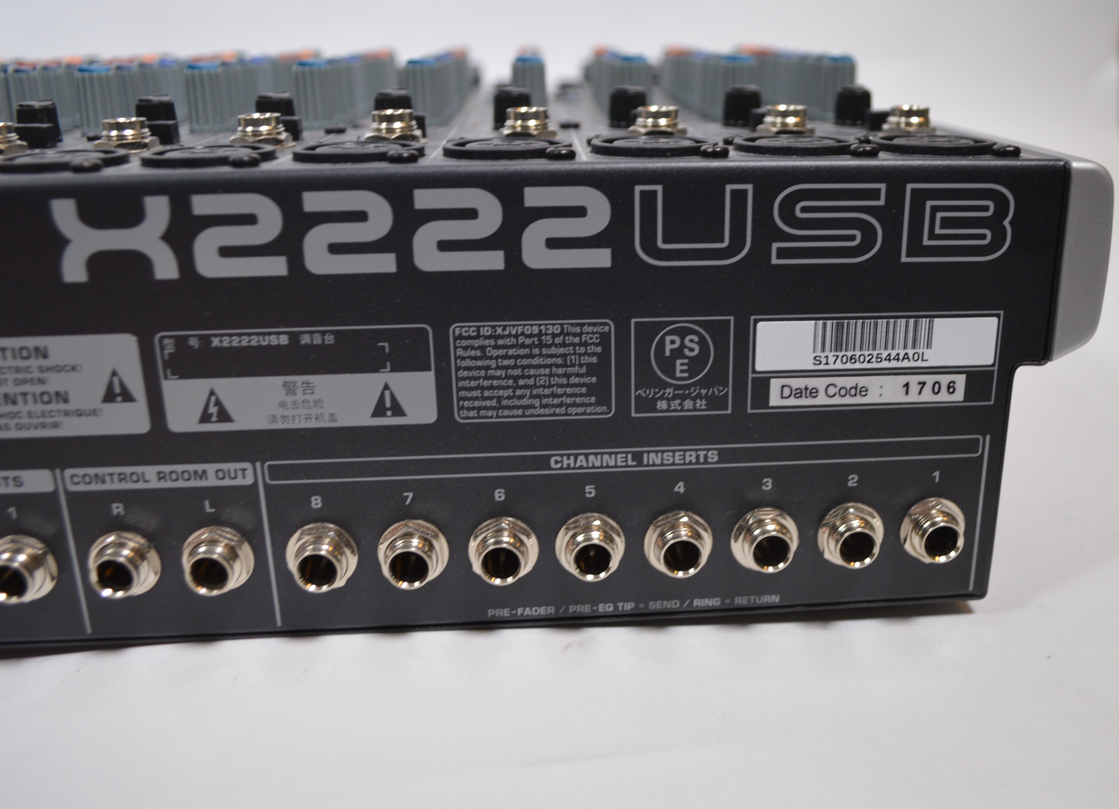 Behringer Xenyx Sound Mixer with USB and Effects