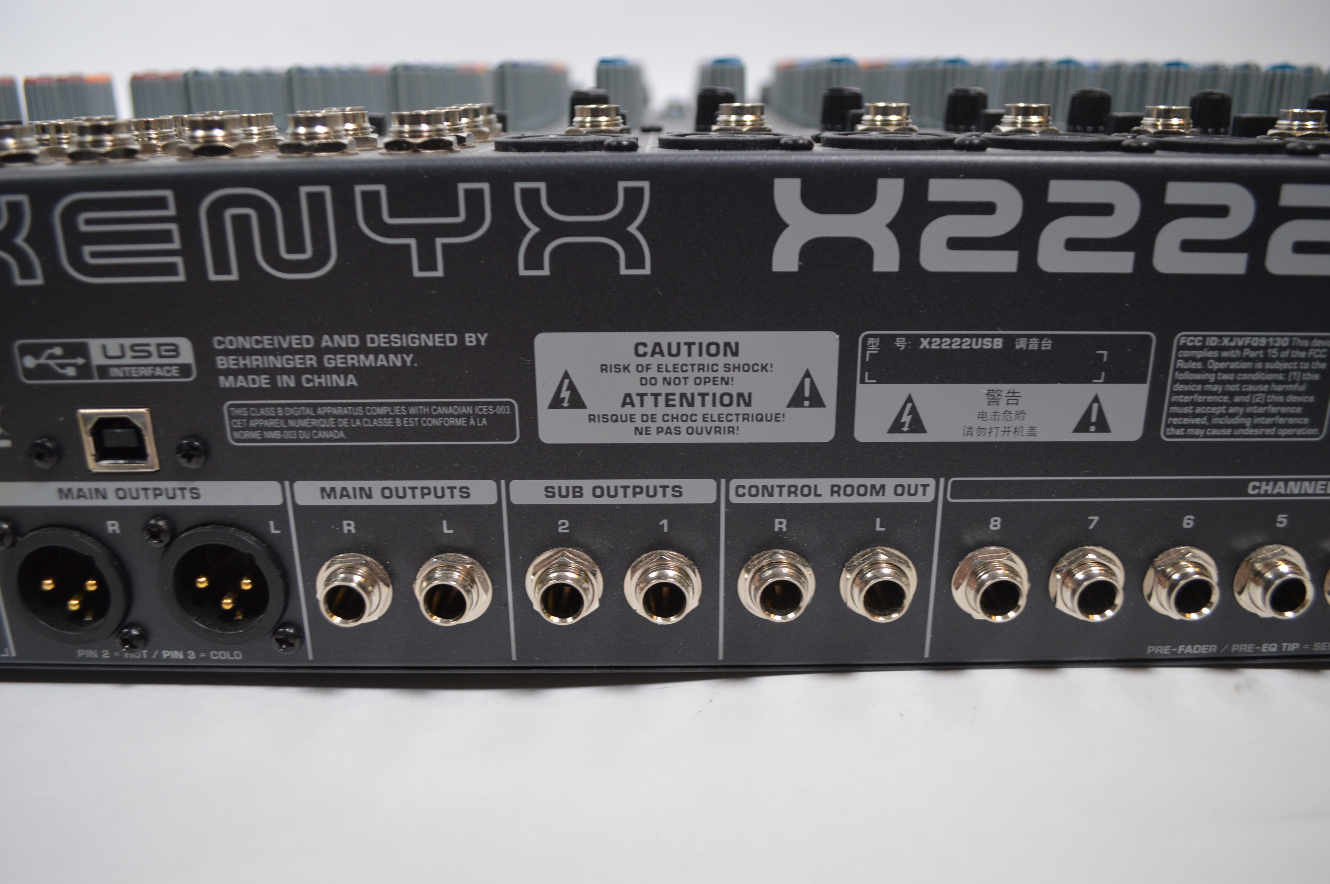 Behringer Xenyx Sound Mixer with USB and Effects