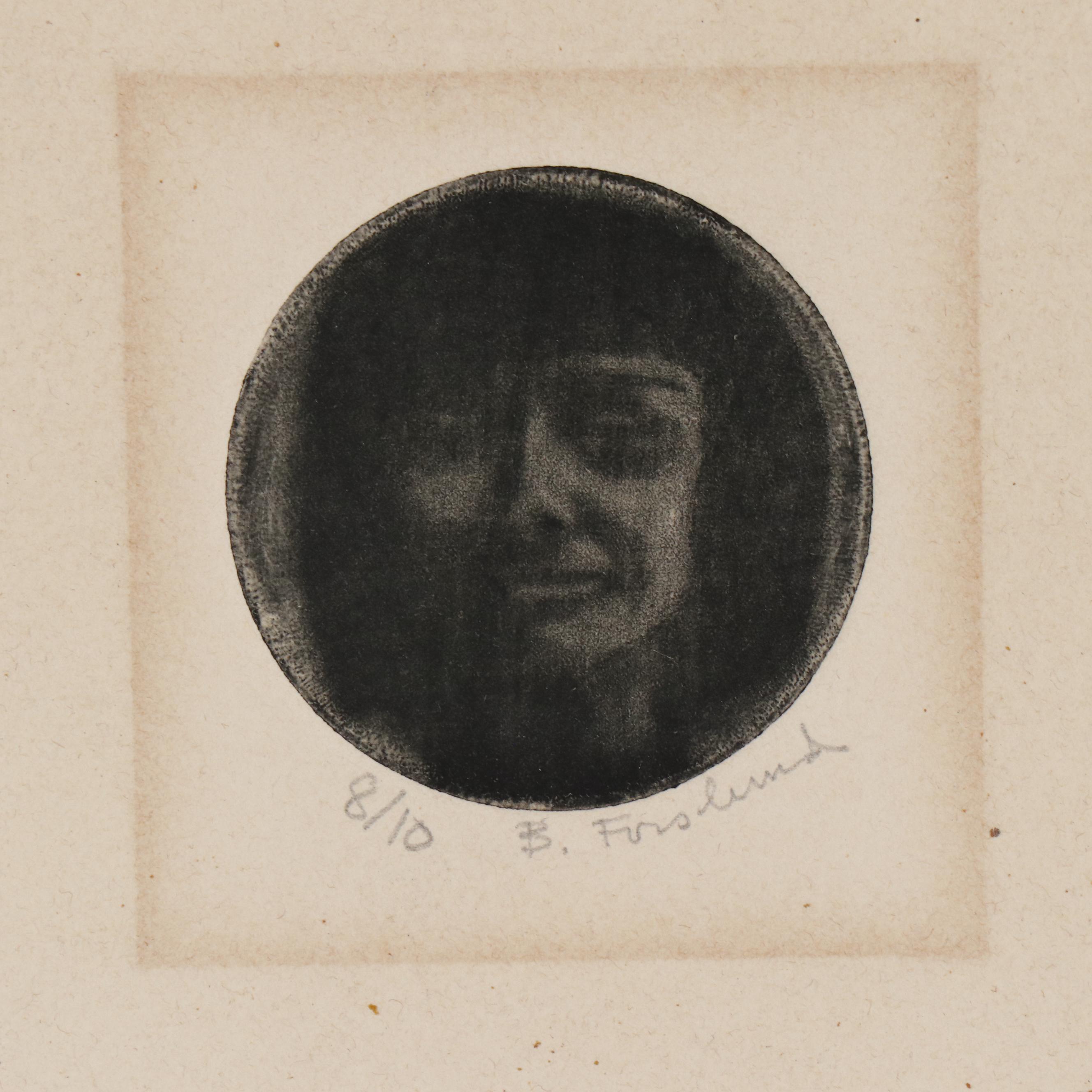 Barbara Forslund Miniature Drypoint Etchings