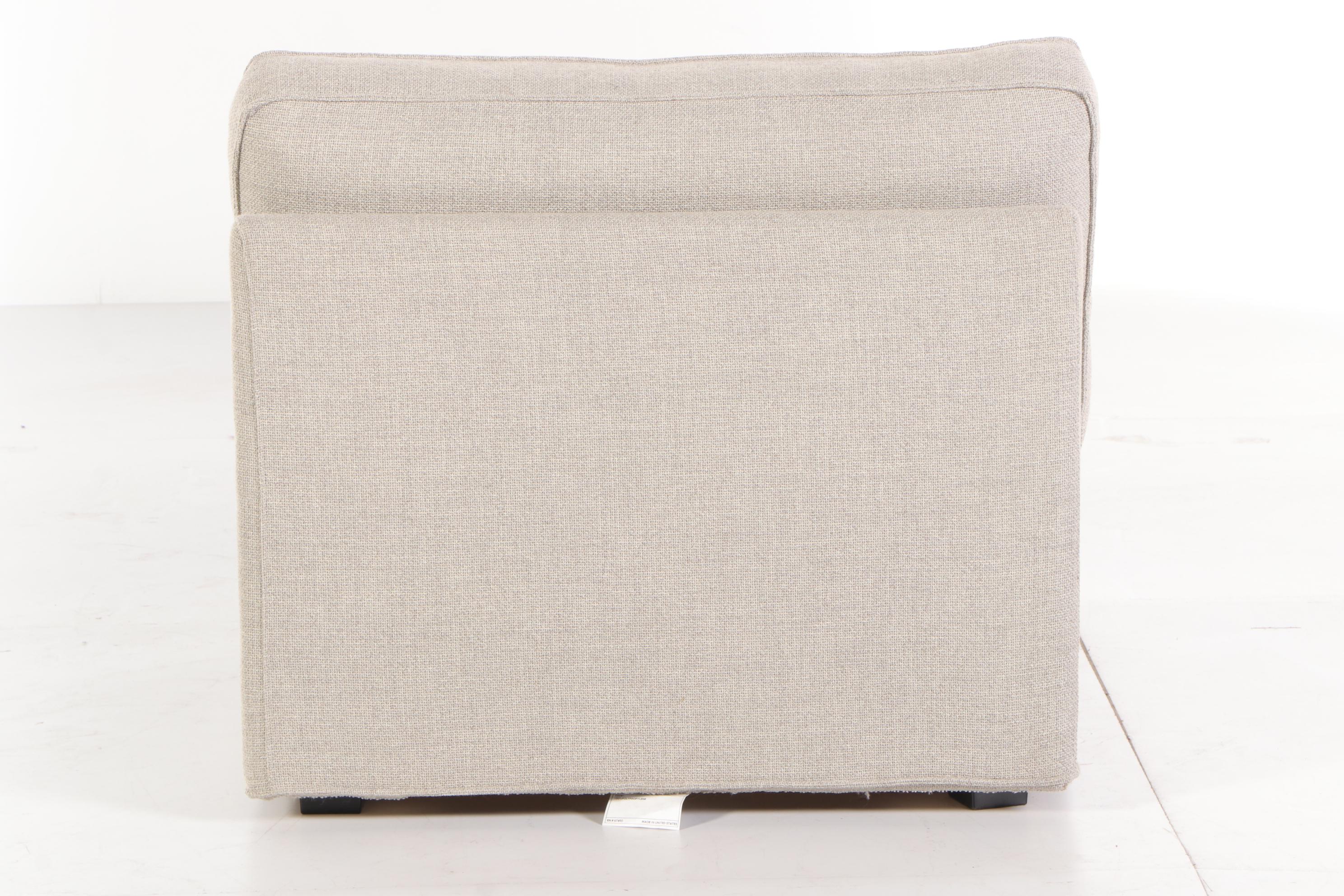 IKEA "Kivik" Armless Chair and Ottoman