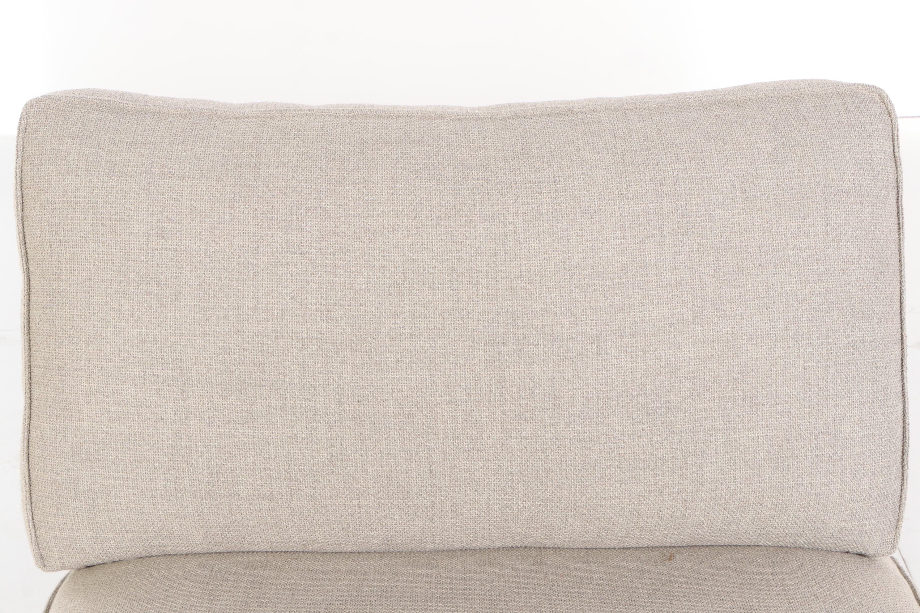 IKEA "Kivik" Armless Chair and Ottoman