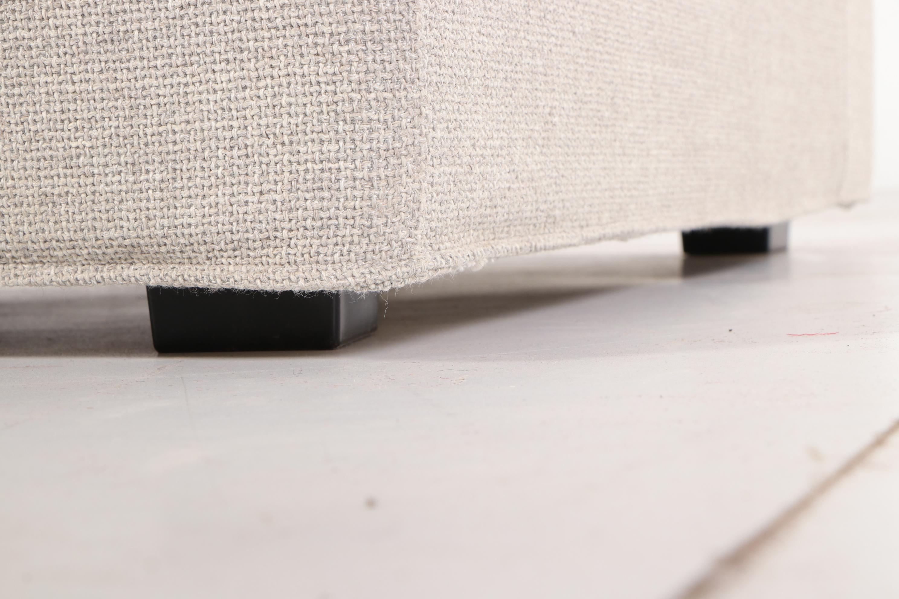 IKEA "Kivik" Armless Chair and Ottoman