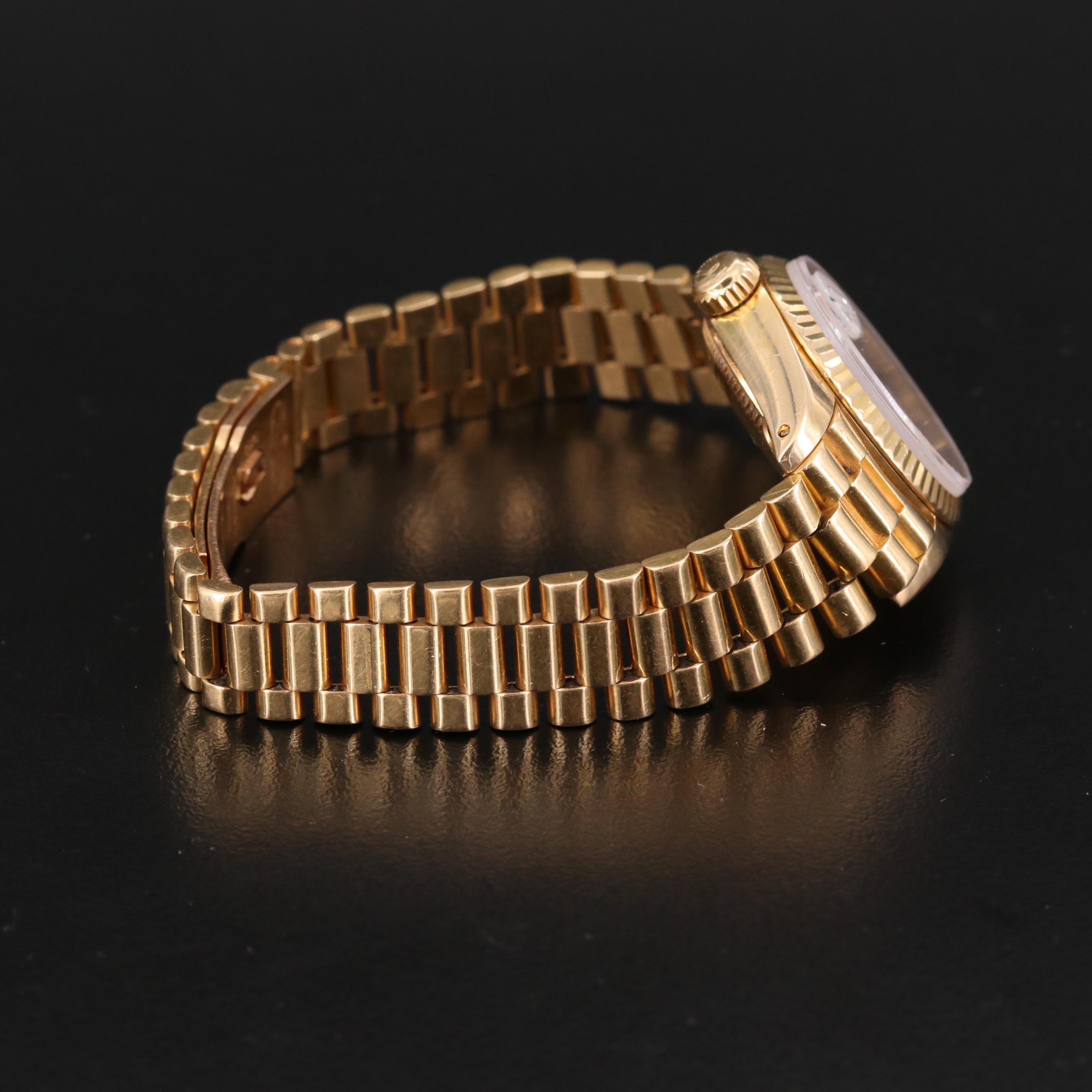 Rolex Datejust "President" 18K Gold Automatic Watch, 1983