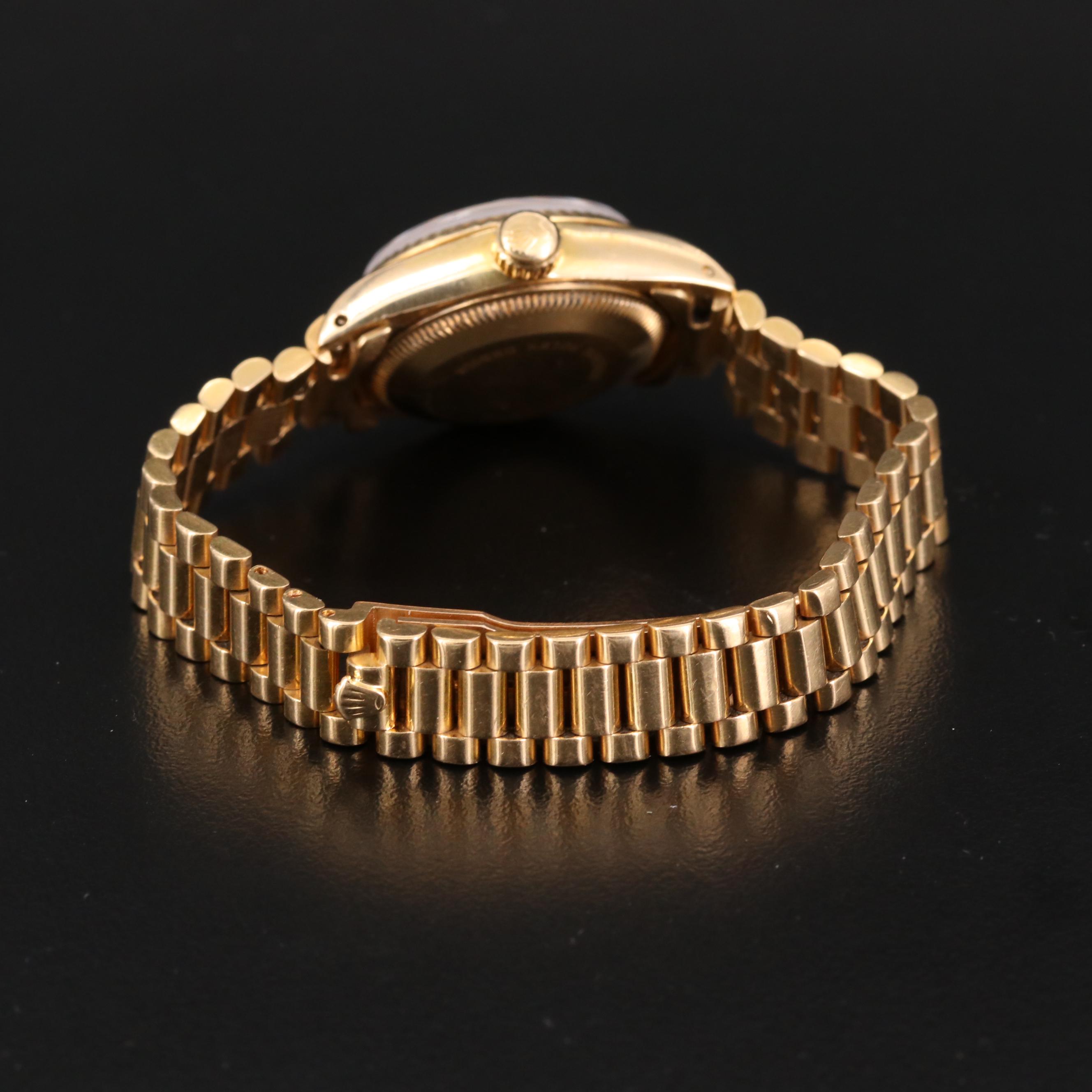 Rolex Datejust "President" 18K Gold Automatic Watch, 1983