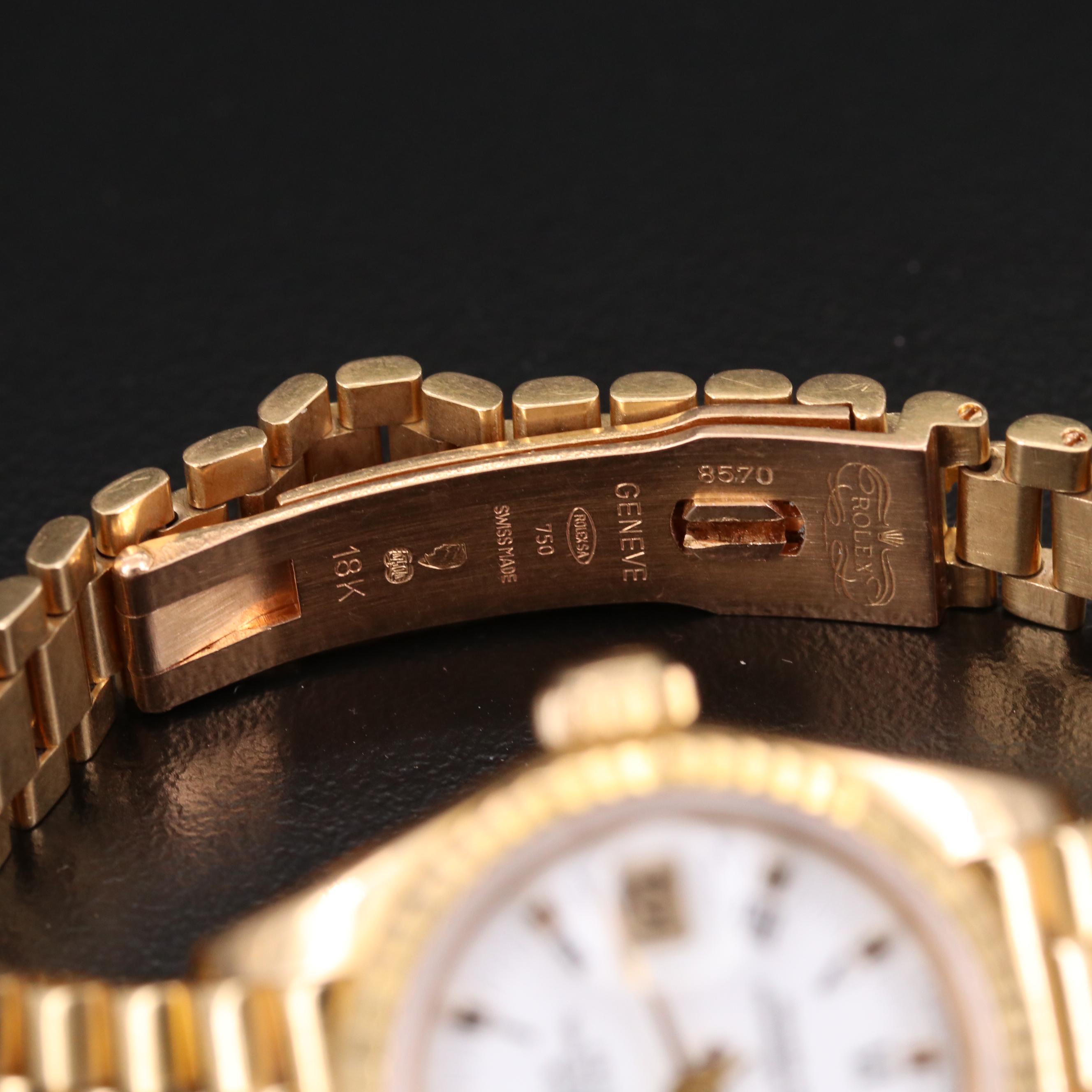 Rolex Datejust "President" 18K Gold Automatic Watch, 1983