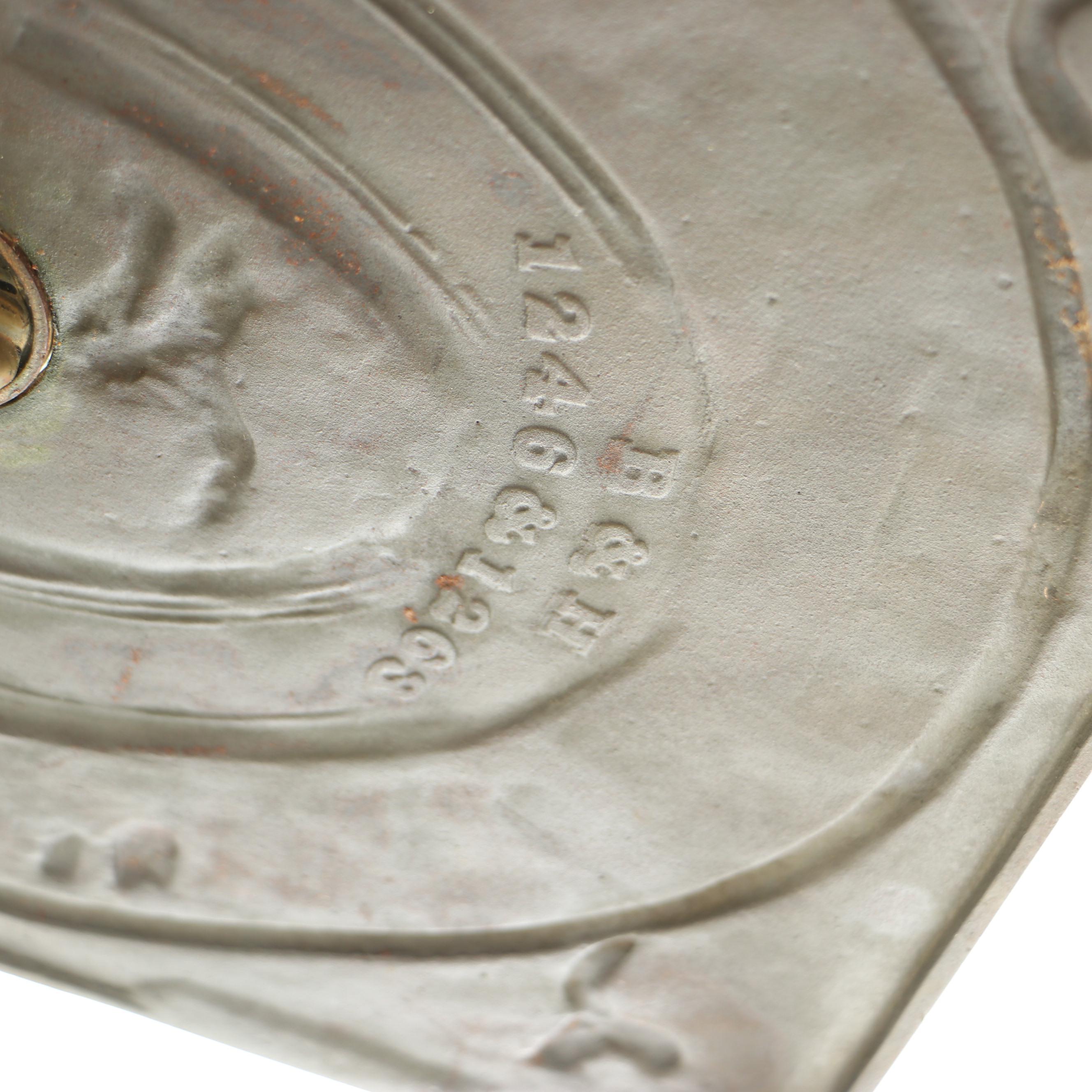 Bradley & Hubbard Victorian Brass Three-Tier Floor Lamp, Late 19th Century