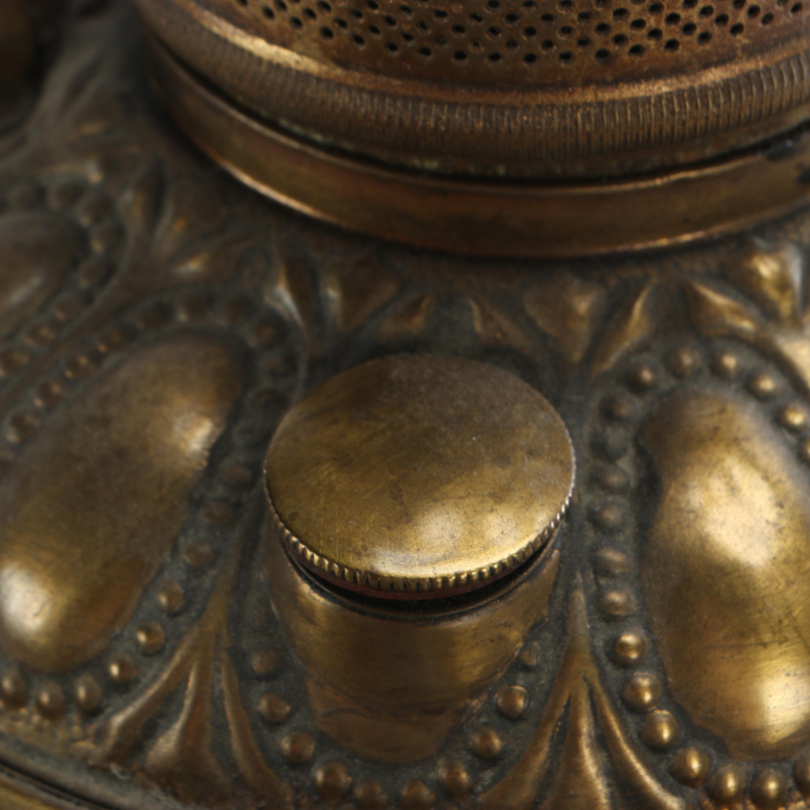 Pair Of Bradley & Hubbard Victorian "Soldat Spartiate" Lamp After Cortot