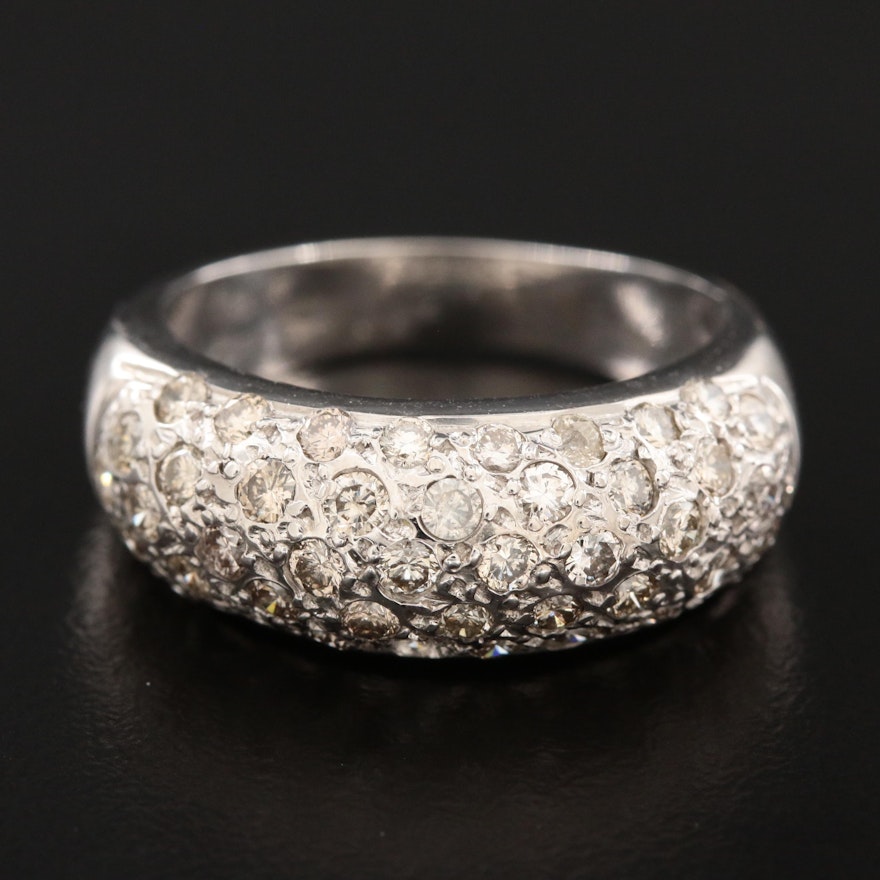 18K White Gold 1.26 CTW Diamond Ring