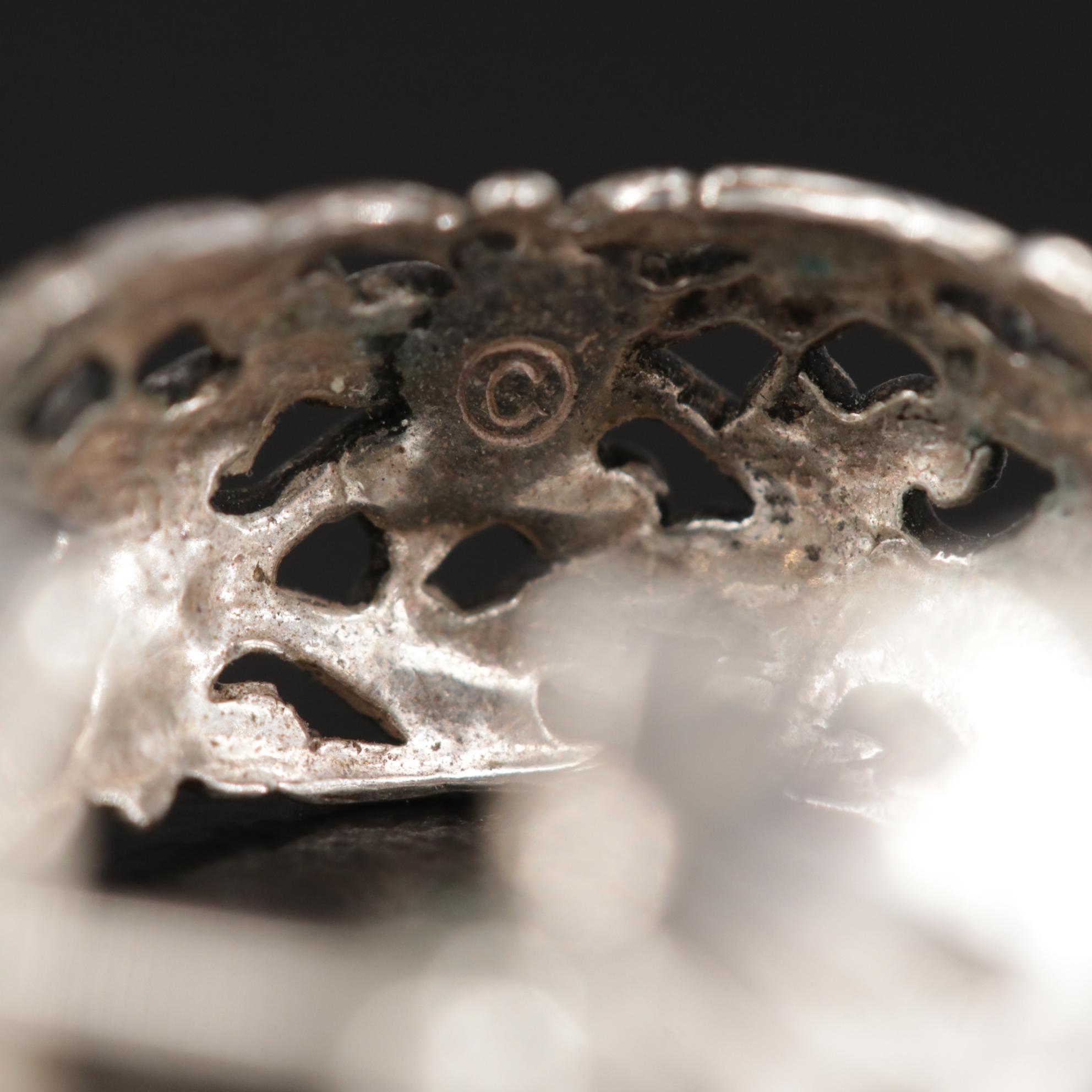 Sterling and 970 Silver Assorted Jewelry Including Black Onyx and Blue Topaz