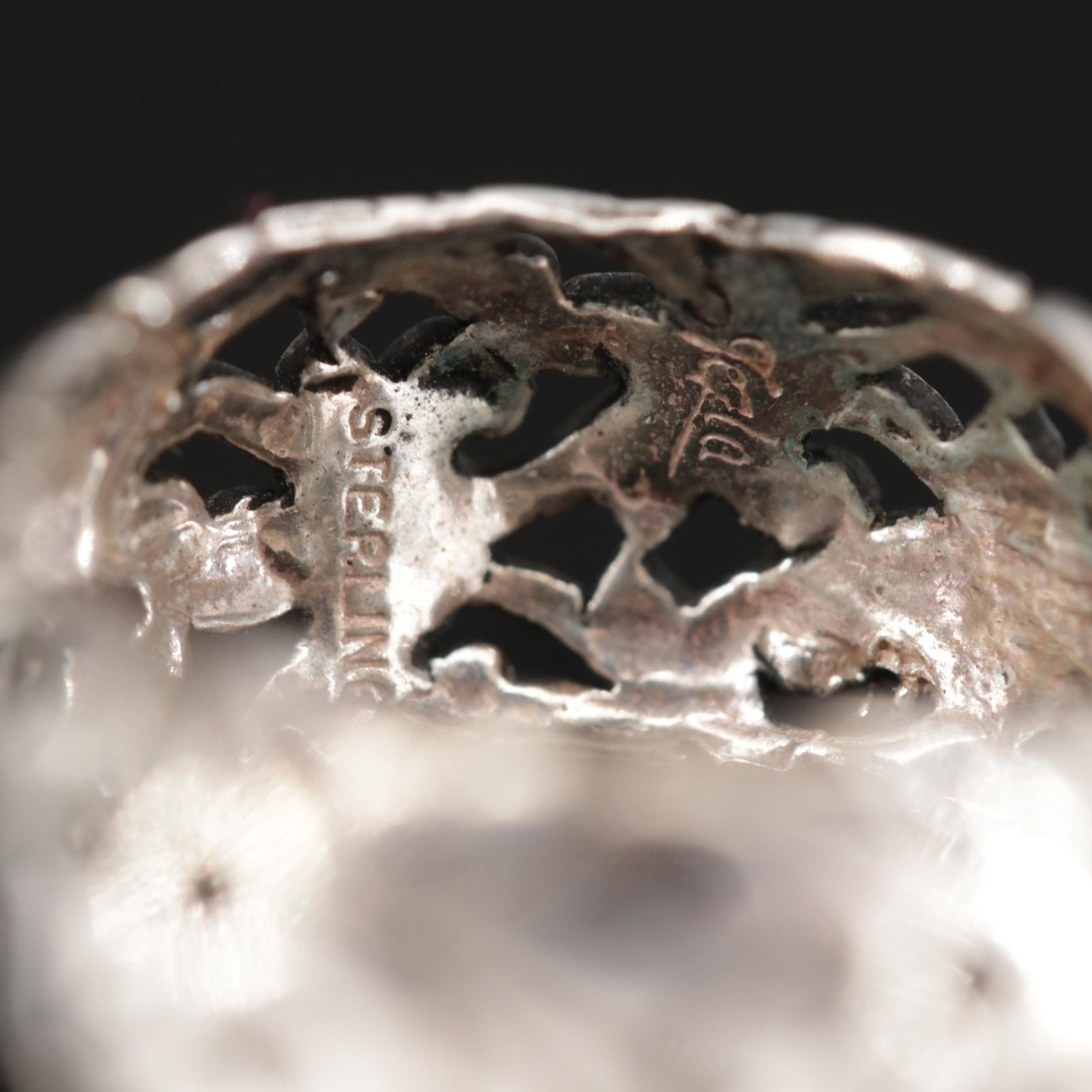 Sterling and 970 Silver Assorted Jewelry Including Black Onyx and Blue Topaz