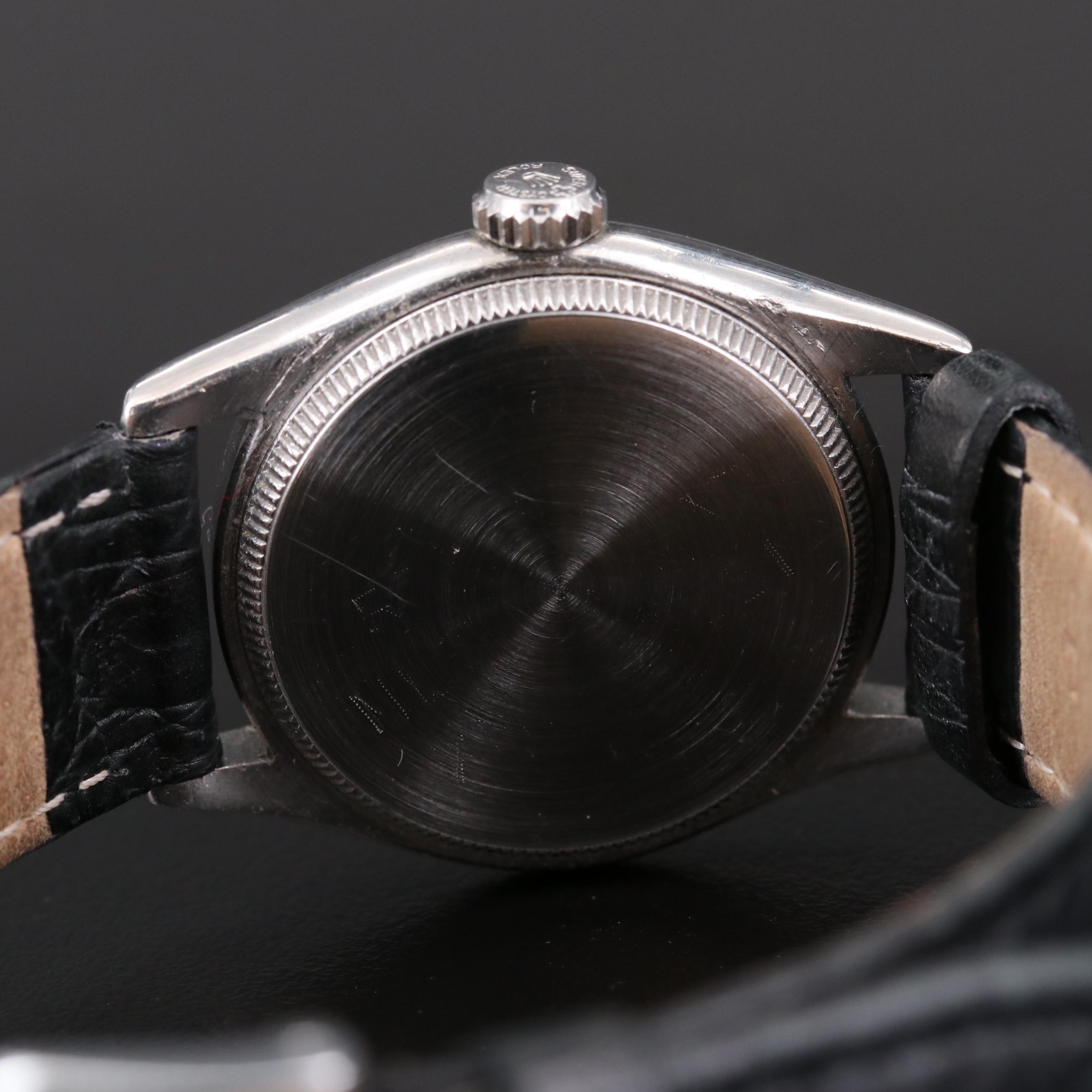 Vintage Rolex Oyster Royal Stainless Steel Stem Wind Watch, Circa 1951