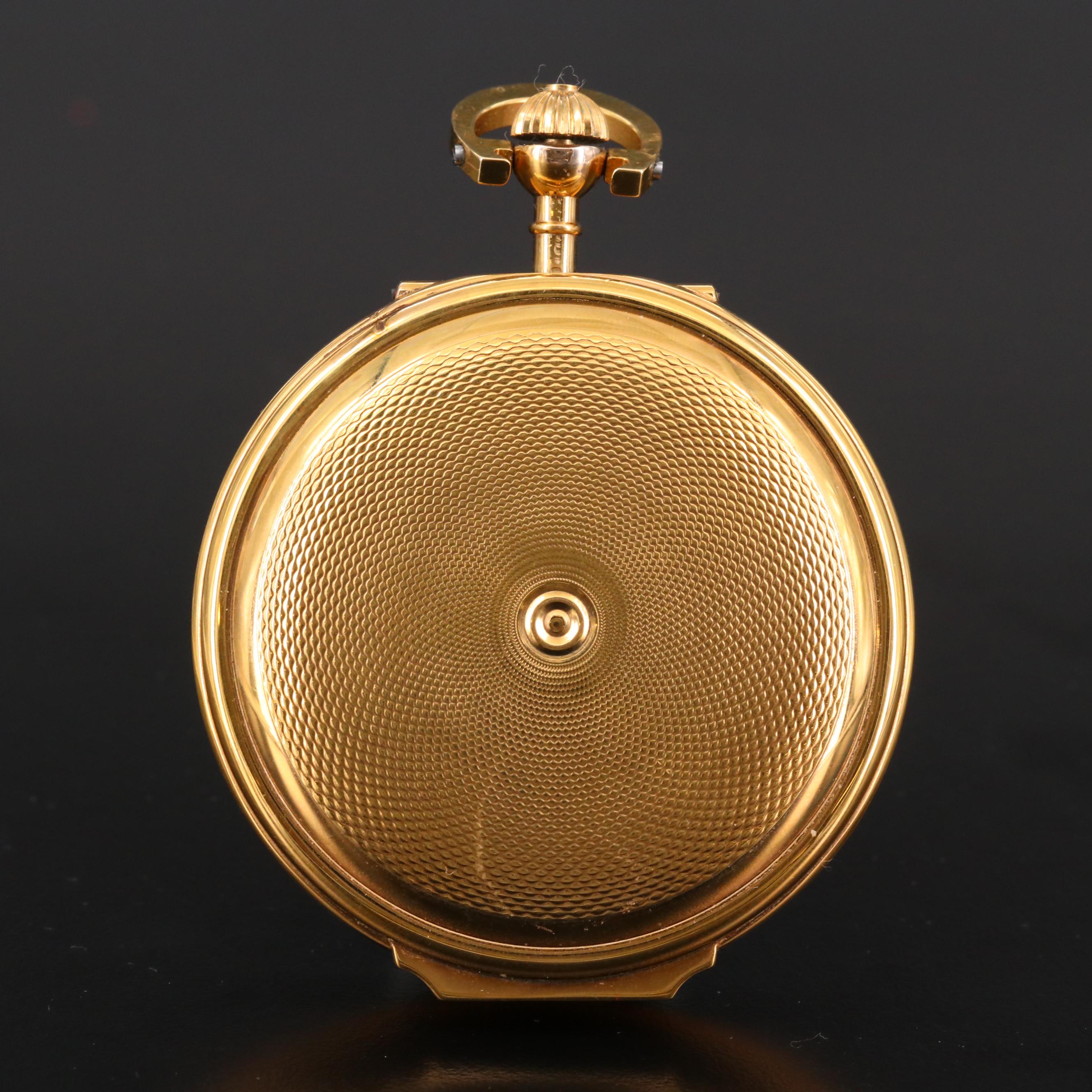 Musical Pocket Watch by Charles Reuge with Day and Night Phase Dial