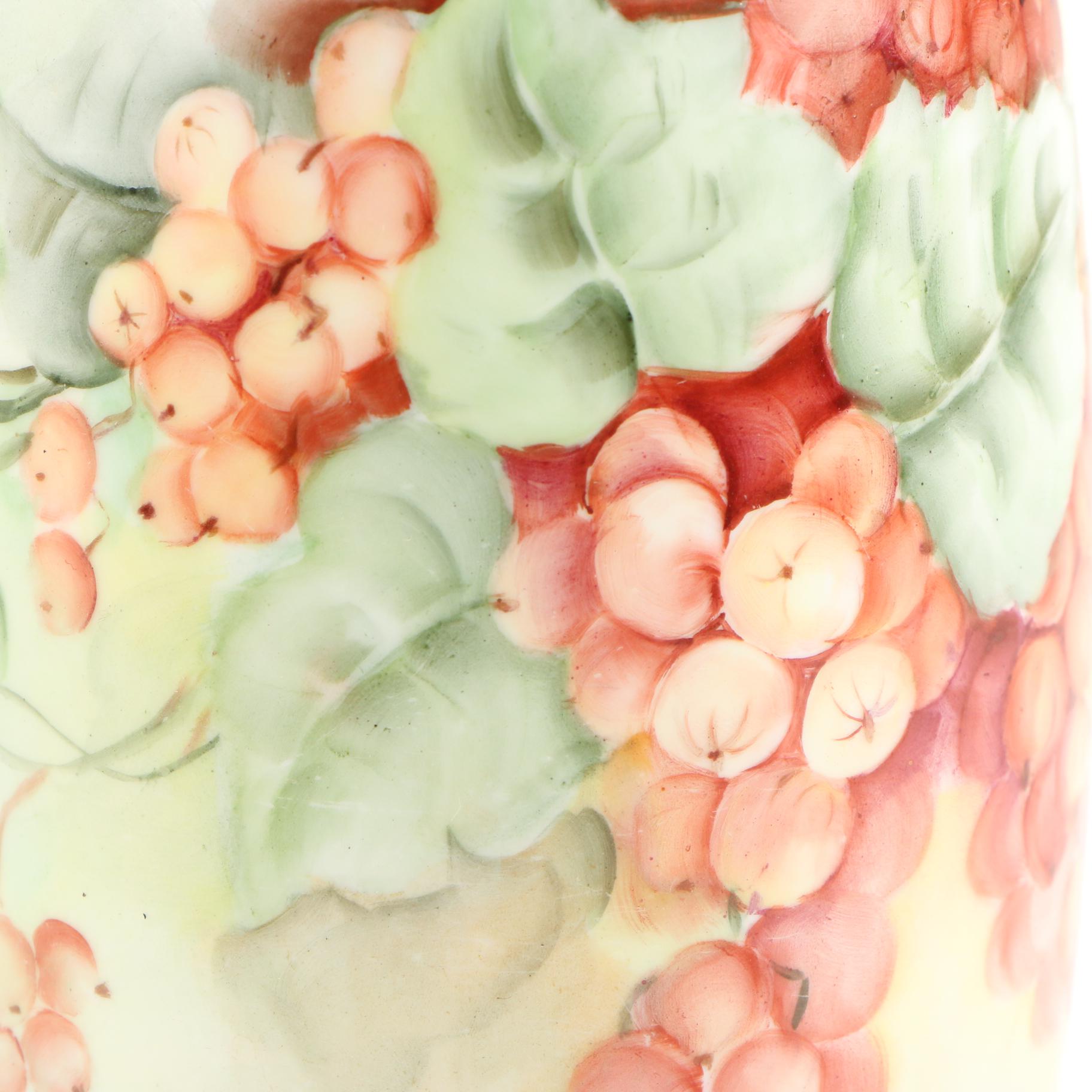 Jean Pouyat Hand-Painted Limoges Porcelain Mug/Tankard