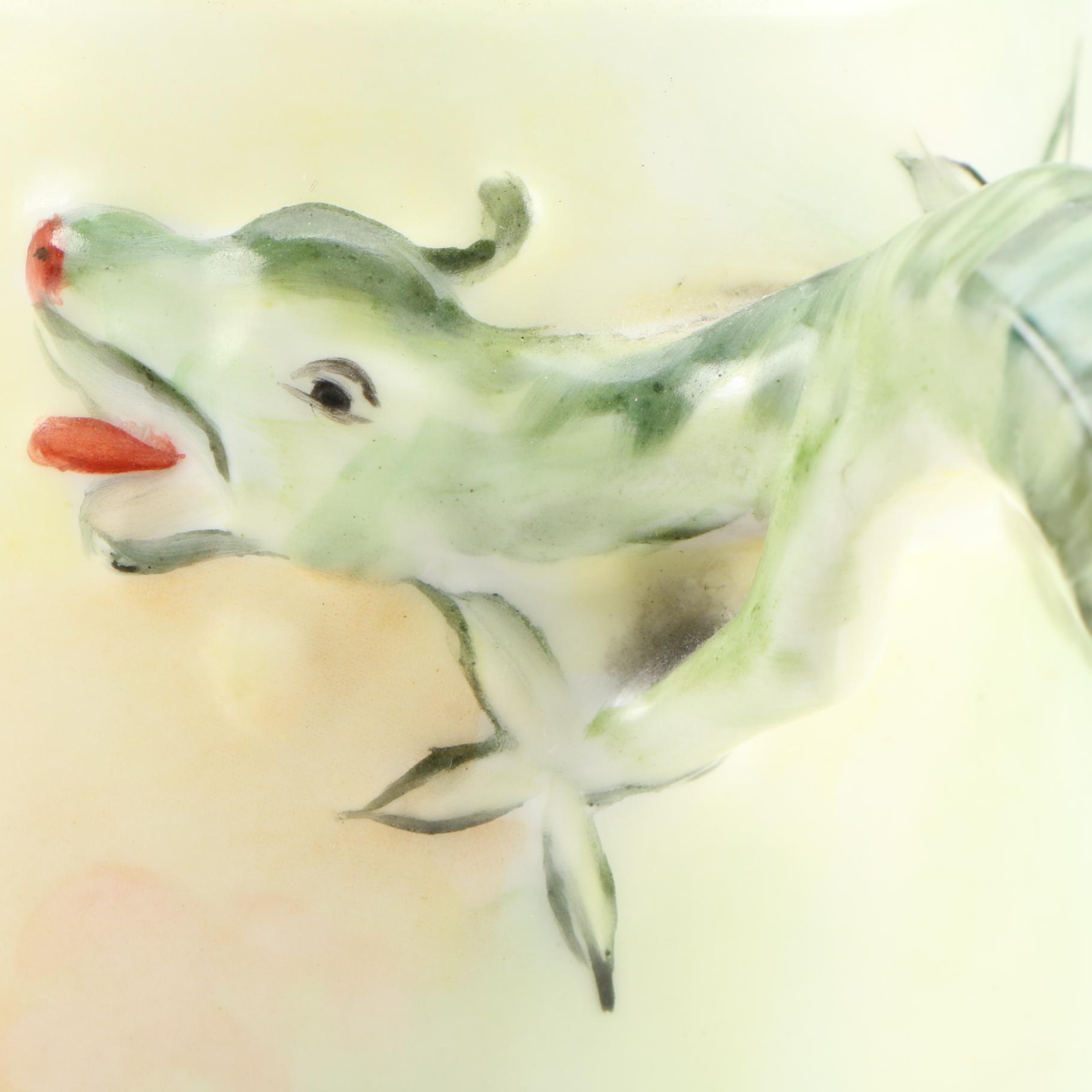 Jean Pouyat Hand-Painted Limoges Porcelain Mug/Tankard