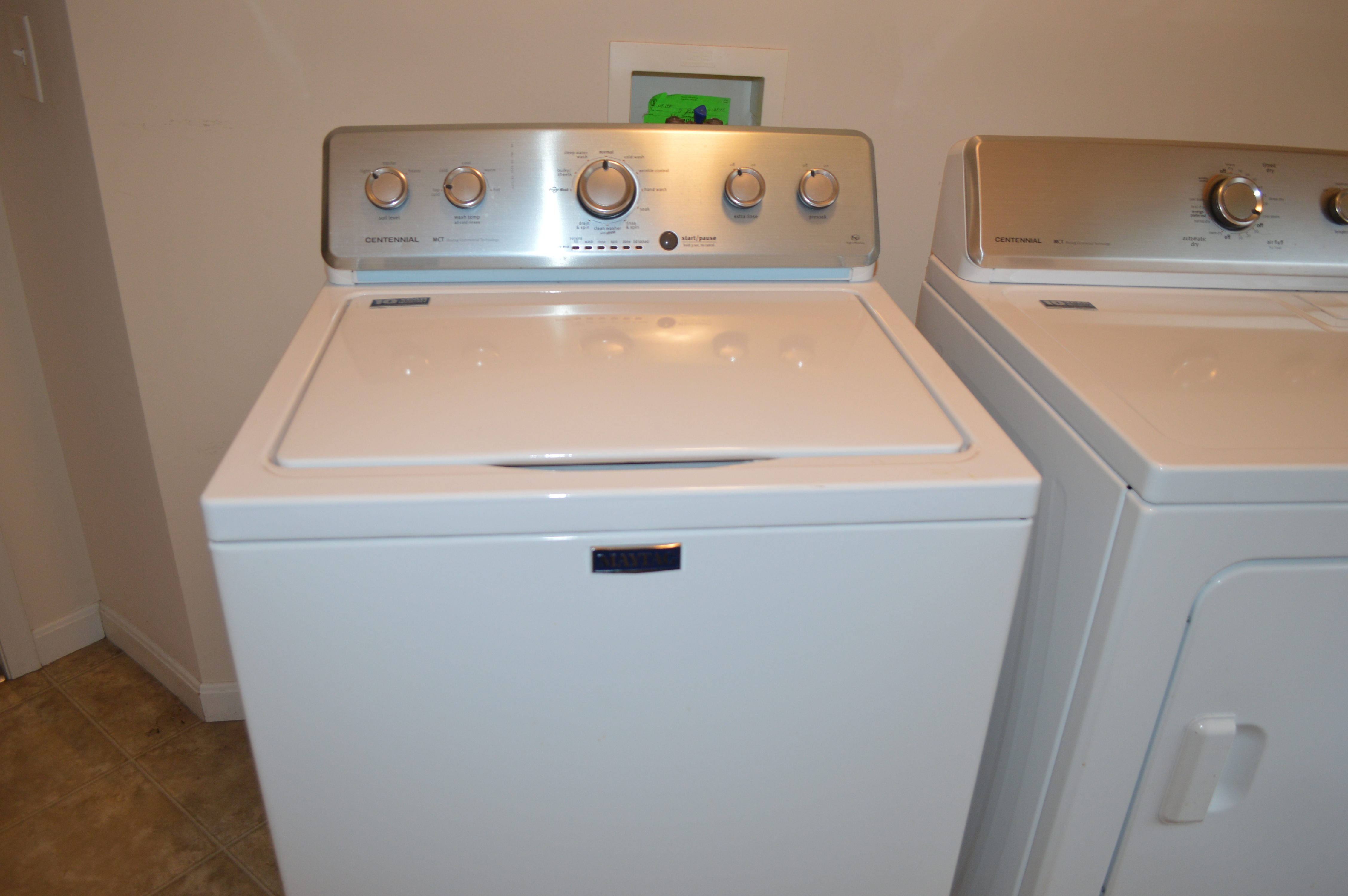Maytag Commercial Technology "Centennial" Washer and Dryer