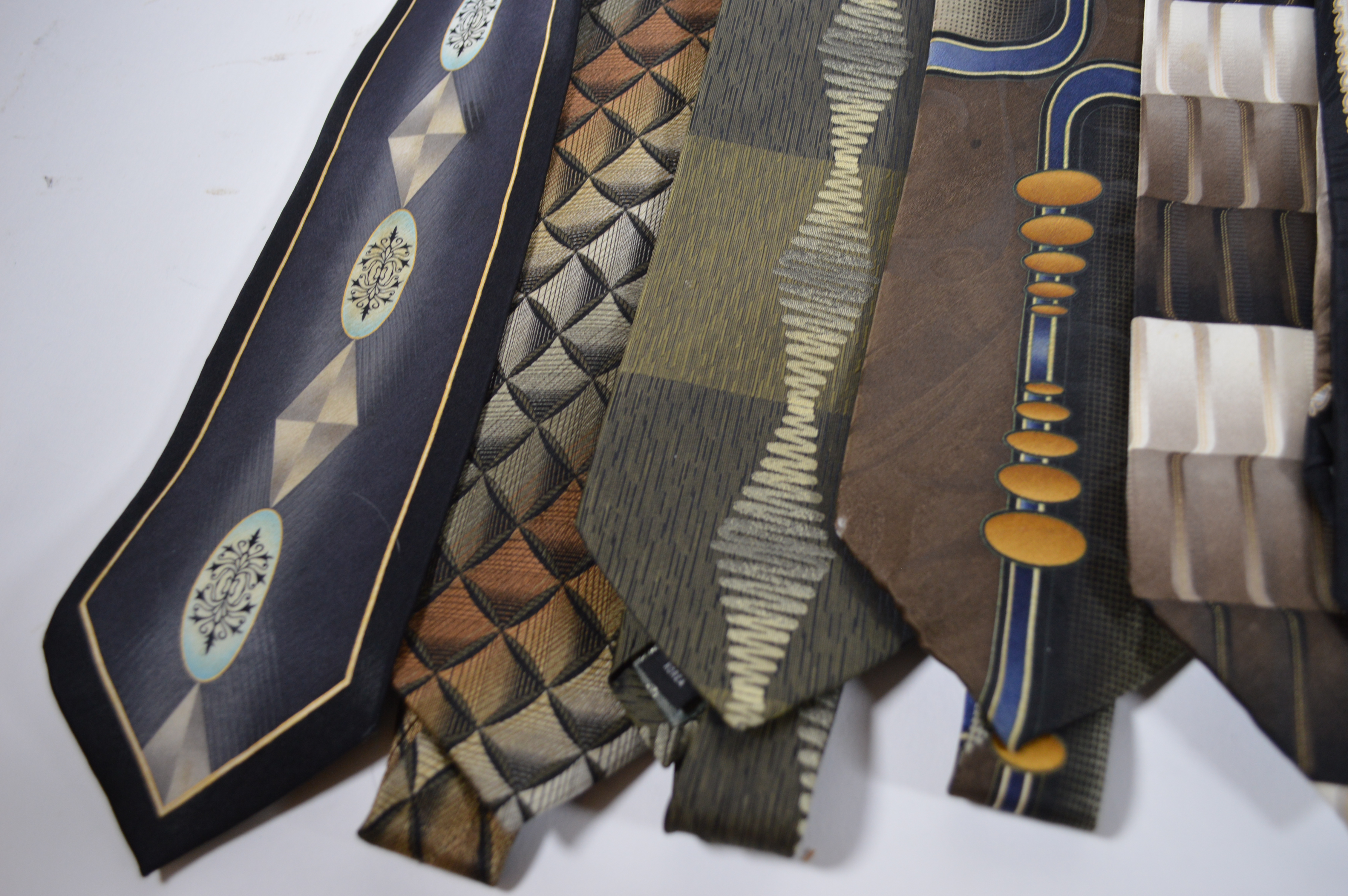 Men's Silk Necktie Collection Including Giorgio Brutini