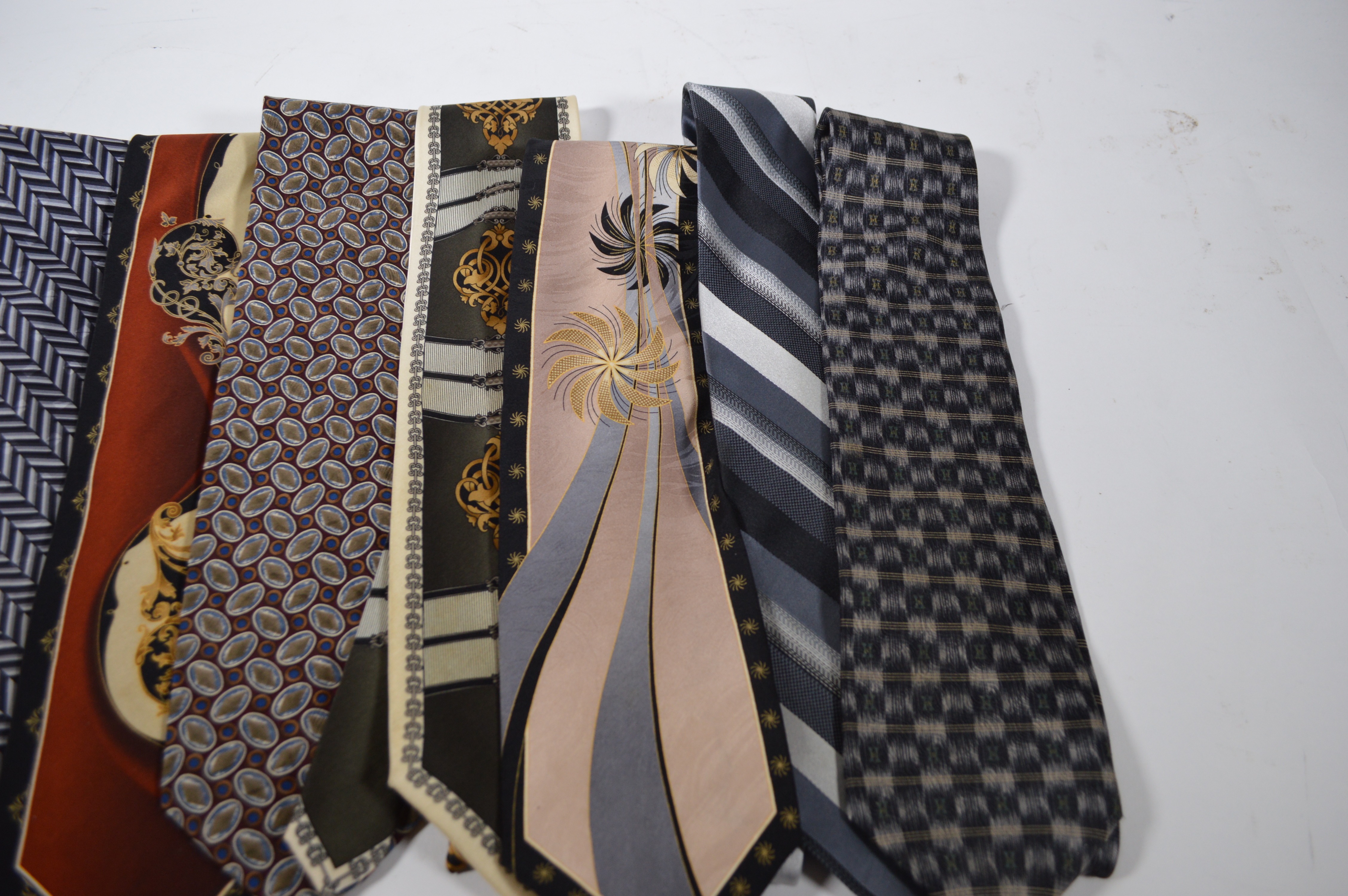 Men's Silk Necktie Collection Including Giorgio Brutini