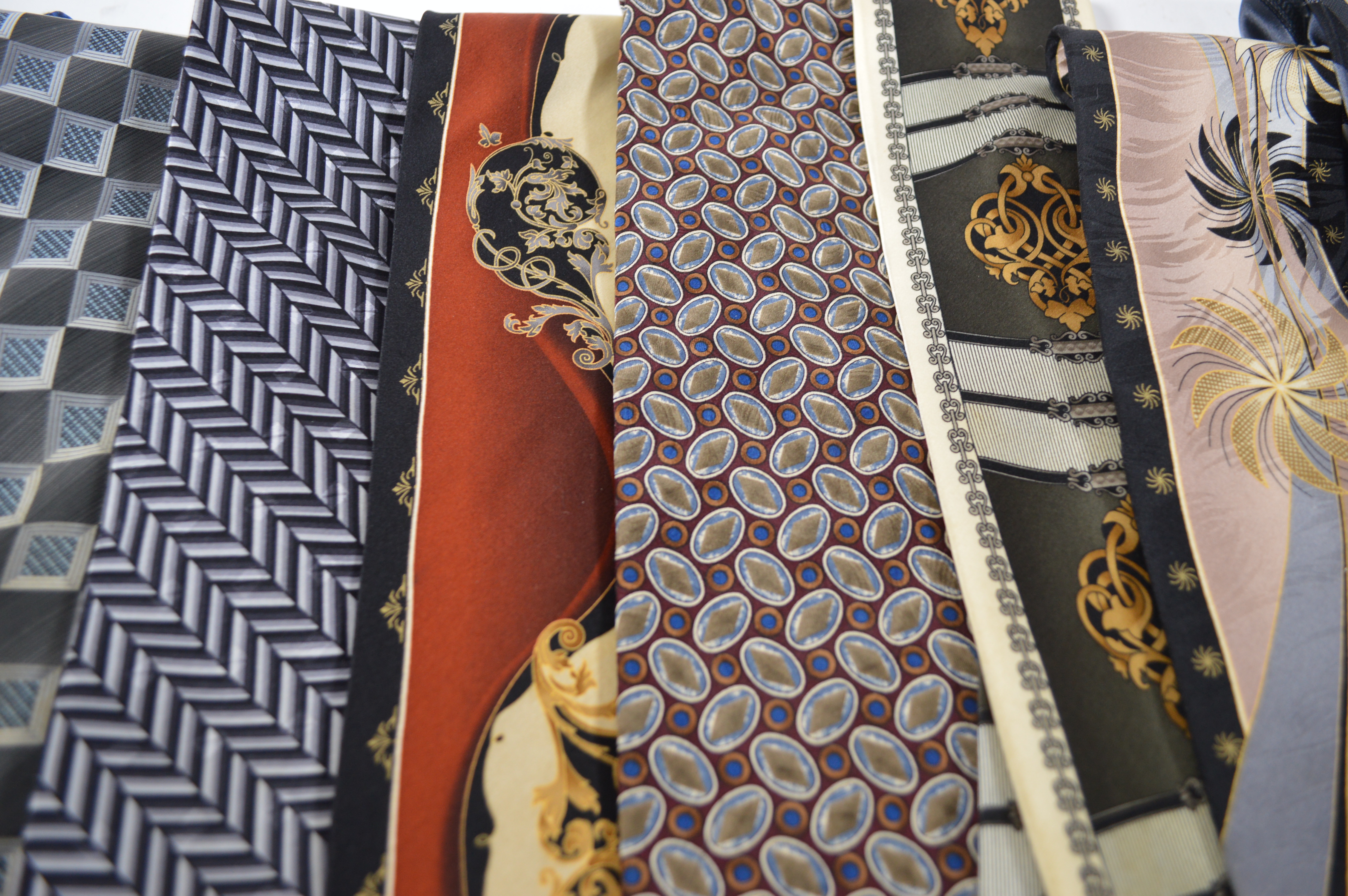 Men's Silk Necktie Collection Including Giorgio Brutini